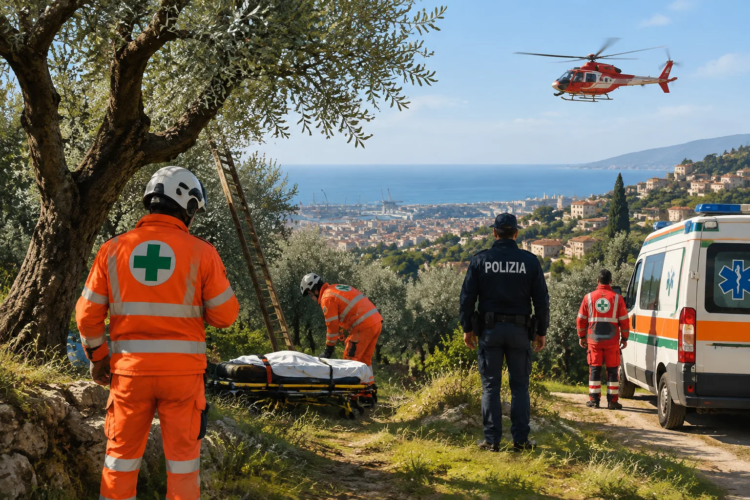Tragedia a Pra': 62enne muore dopo una caduta da un albero in via Superiore della Torrazza