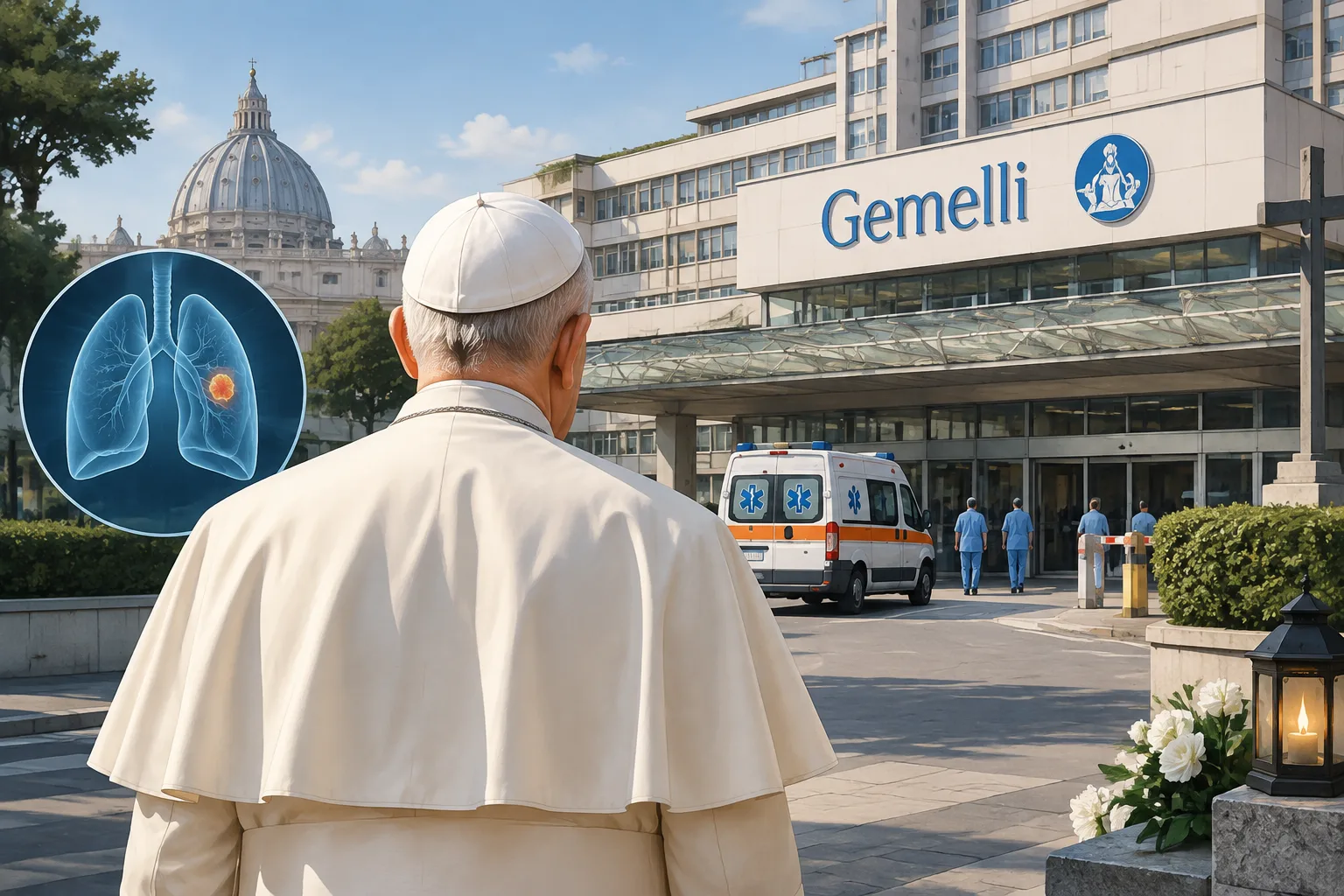 Papa Leone XIV ricoverato al Gemelli per la rimozione di un nodulo al polmone