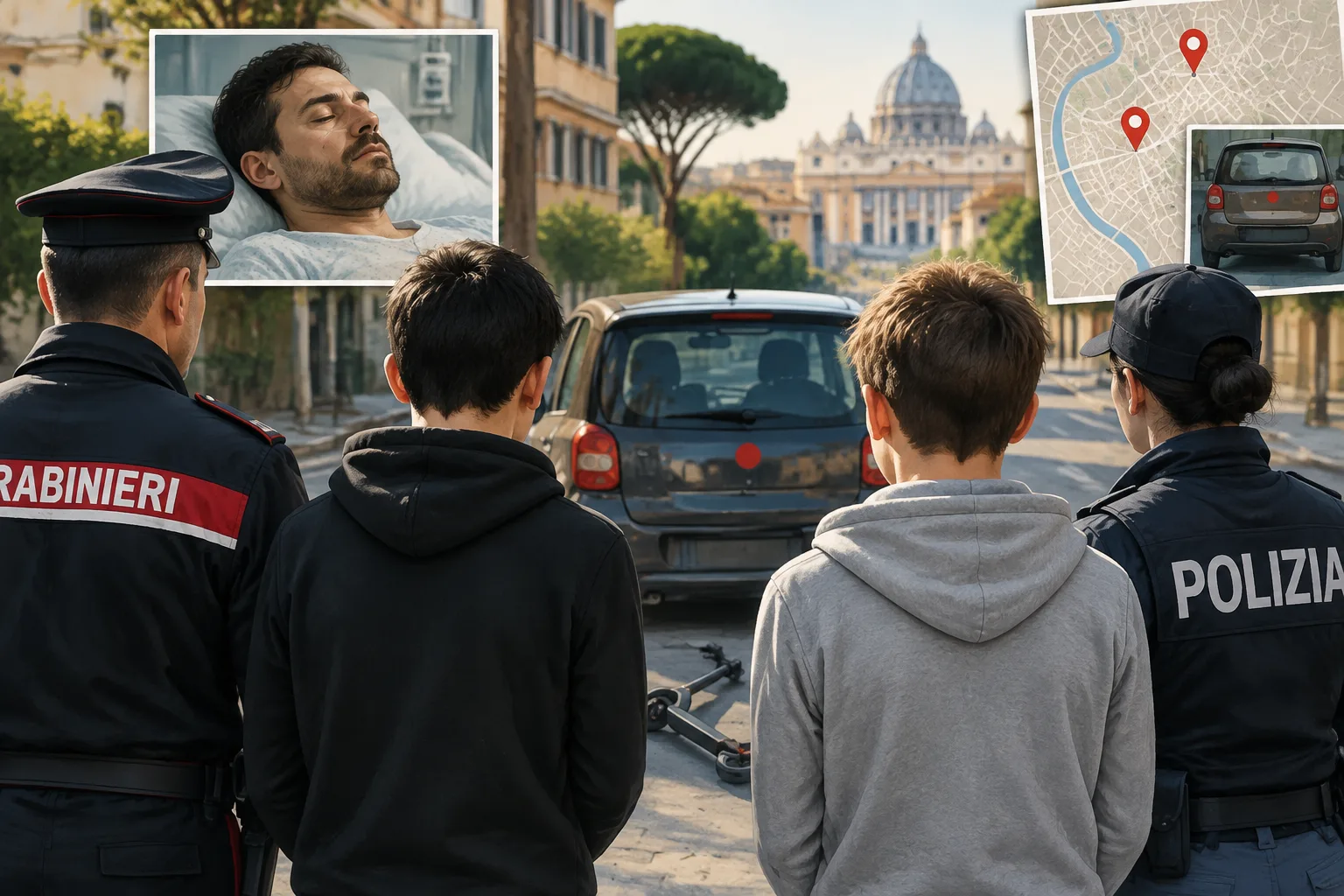 Aggressione a Davide Iacopini: identificati due minori, l'attore genovese resta in prognosi riservata
