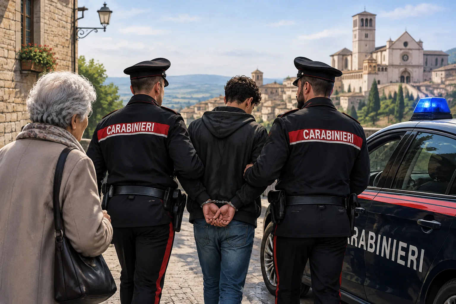 Tentata truffa ad Assisi: anziana non cade nel raggiro, arrestato un 18enne