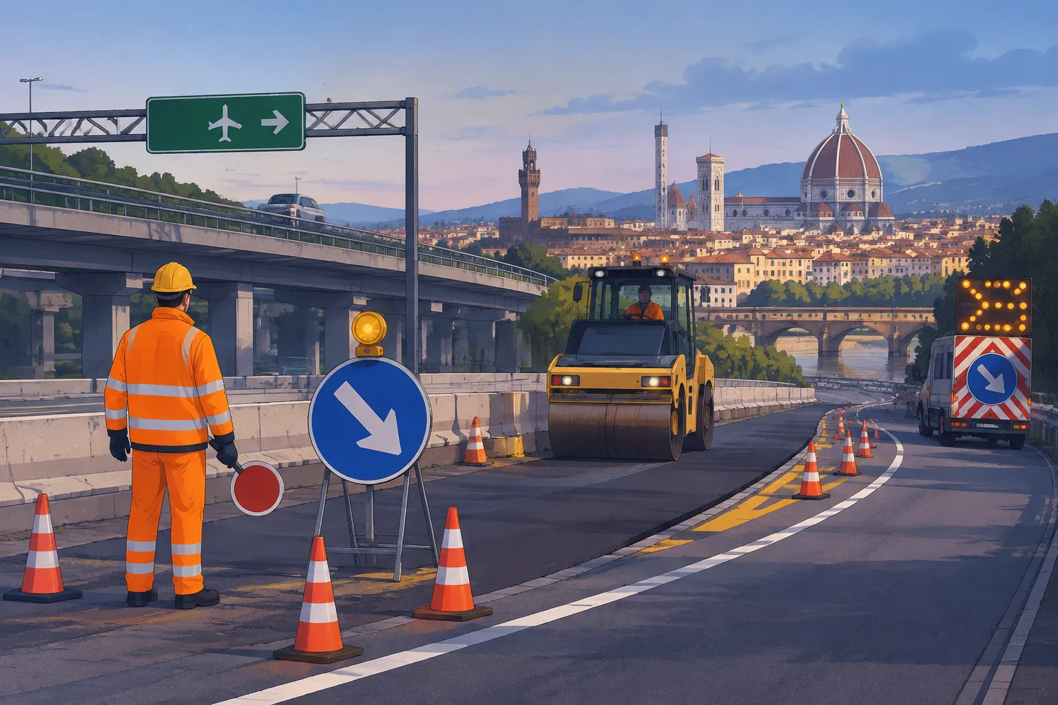 Lavori stradali a Firenze: i cantieri principali della settimana (12-25 ottobre)