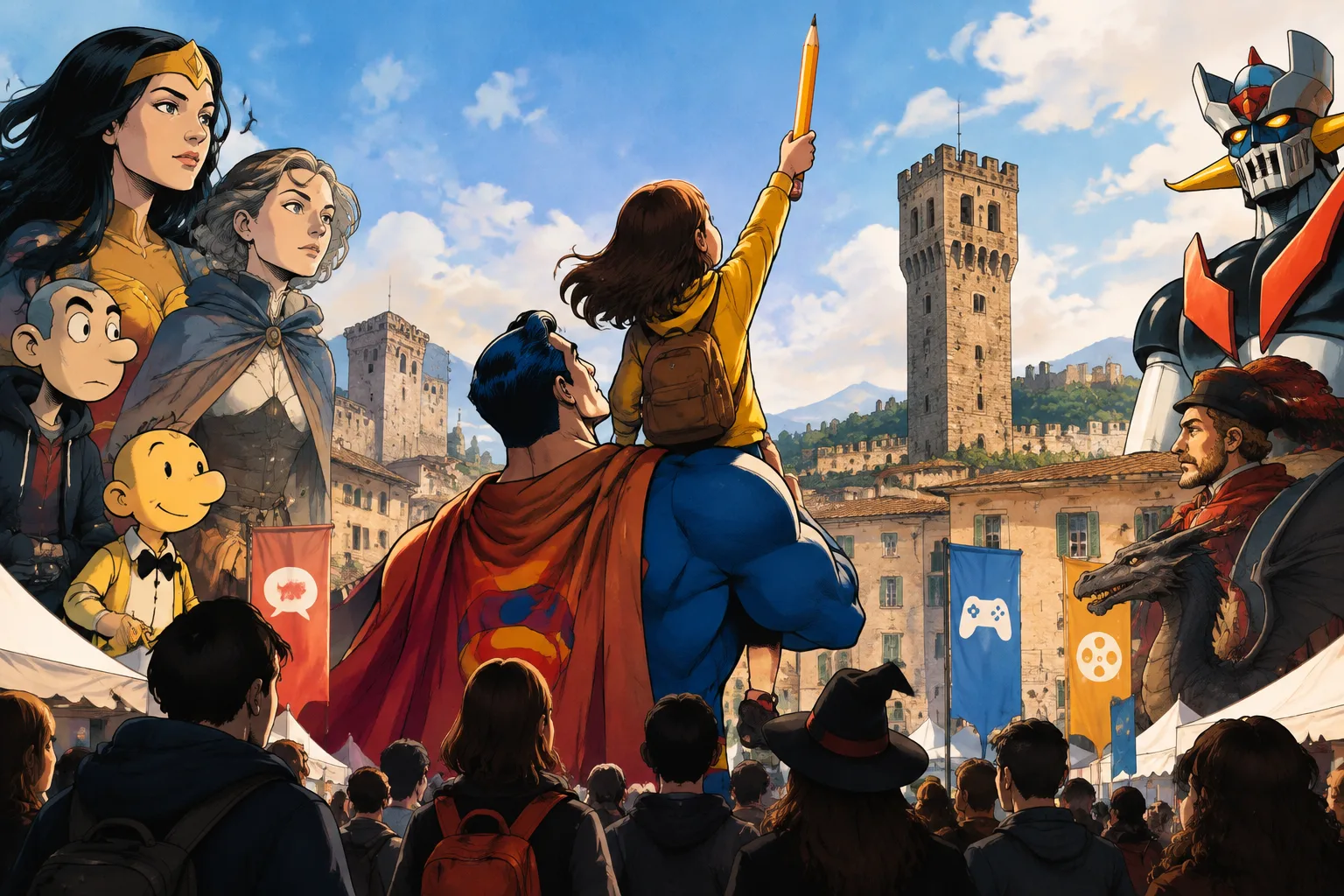 Sessant'anni di Lucca Comics & Games: cinque giorni di fumetto, giochi e cultura pop
