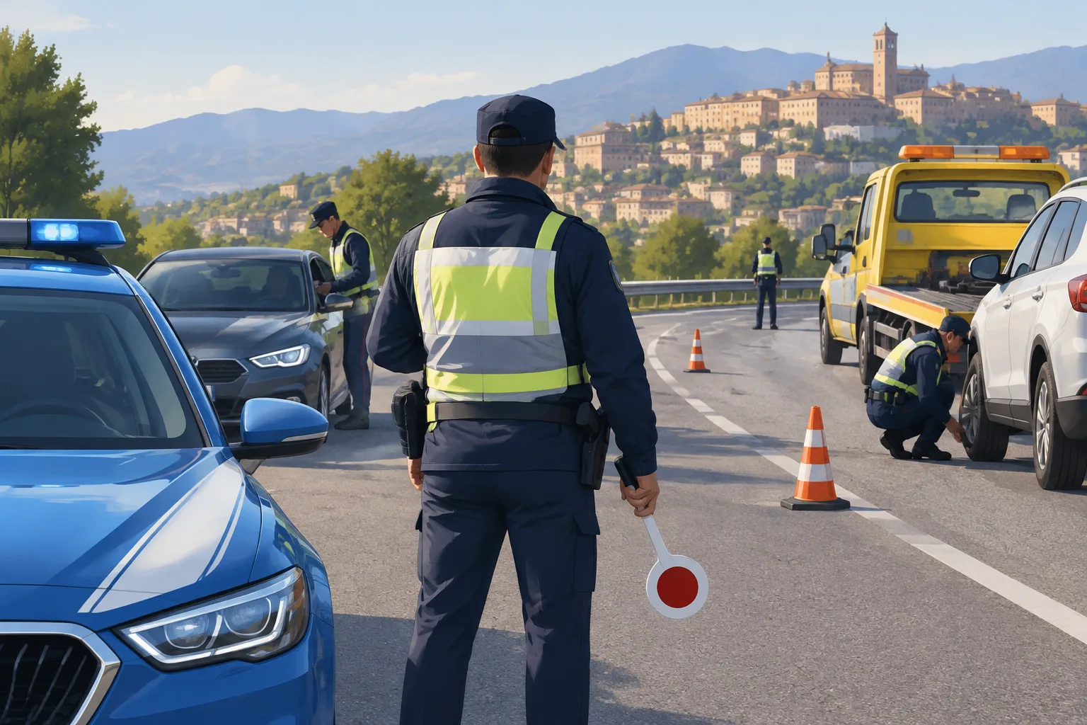 Polizia Stradale a Benevento: nel weekend 2-4 ottobre controllati 26 veicoli e 36 persone