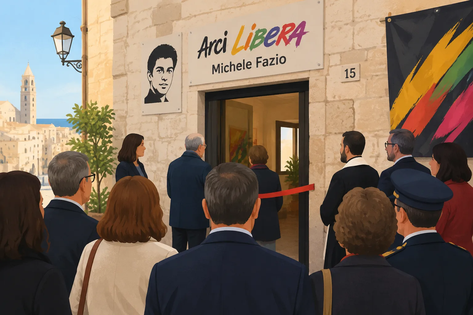 A Bari Vecchia inaugura la sede di Arci Libera intitolata a Michele Fazio