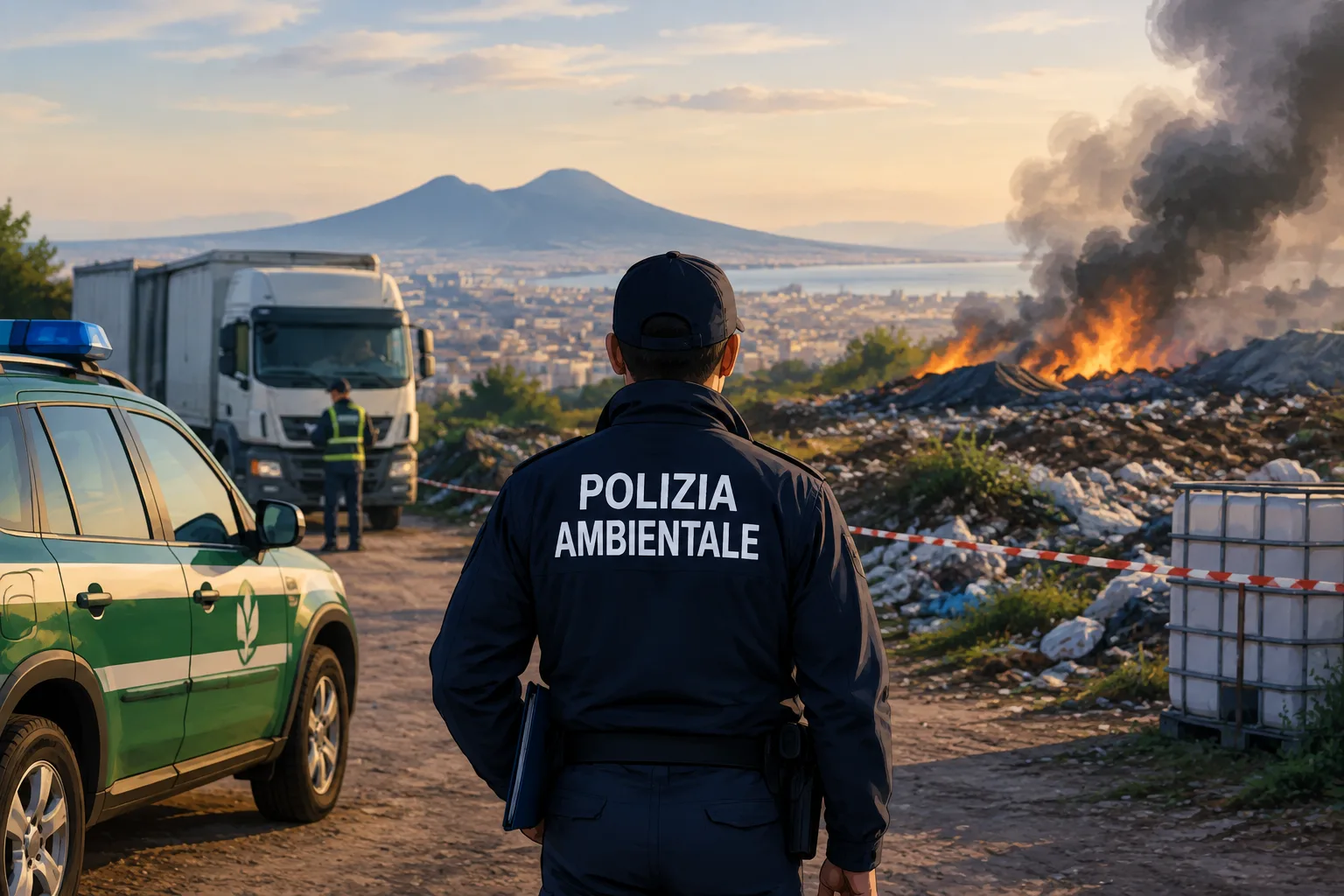 Terra dei fuochi: prefetture registrano calo dei roghi ma aumentano sequestri e denunce