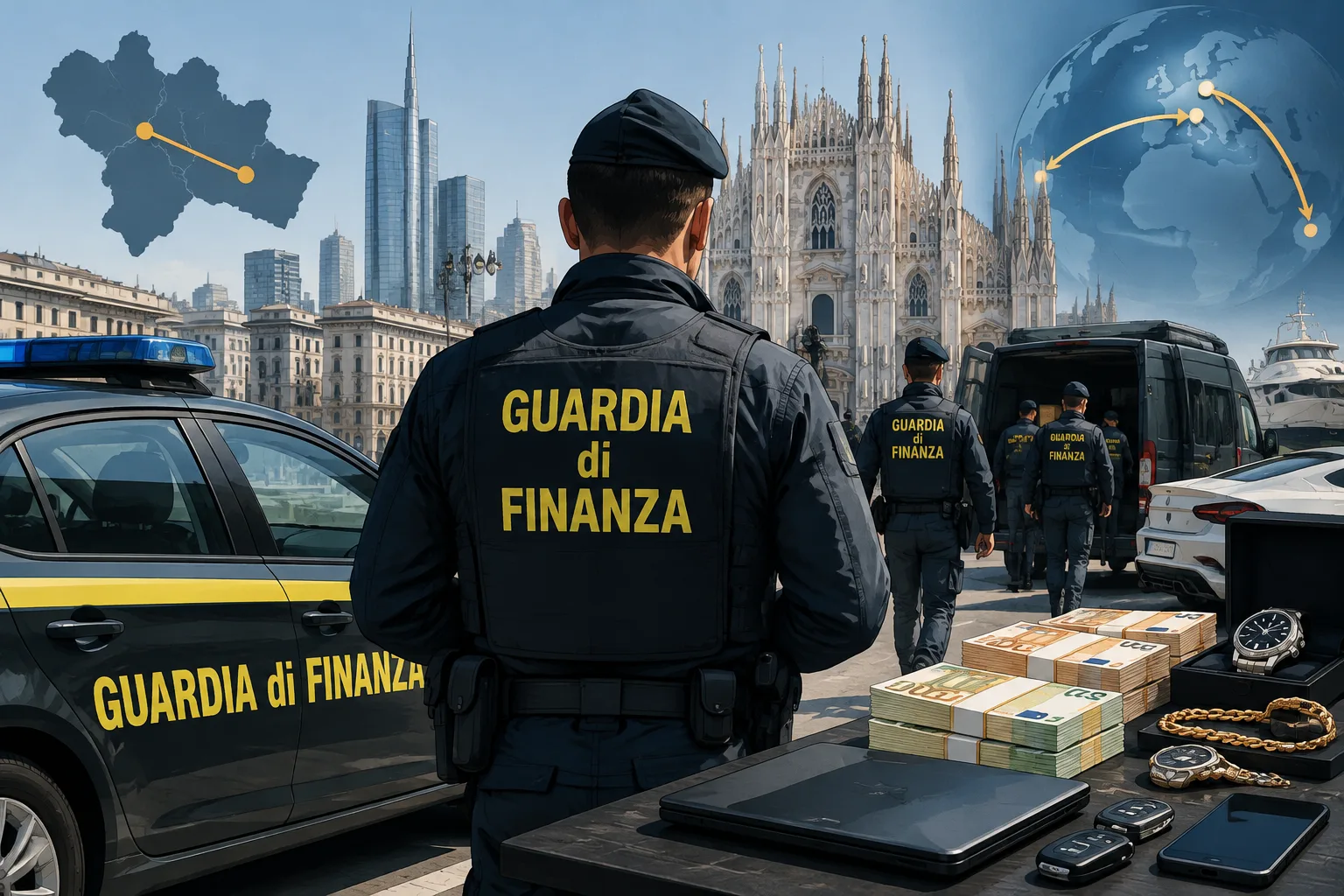 Maxi blitz antimafia tra Milano e Monza: sequestri per oltre 21 milioni e 30 indagati