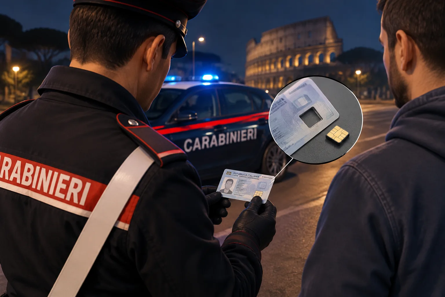 Casal Palocco: arrestato 36enne con carta d’identità priva del microchip