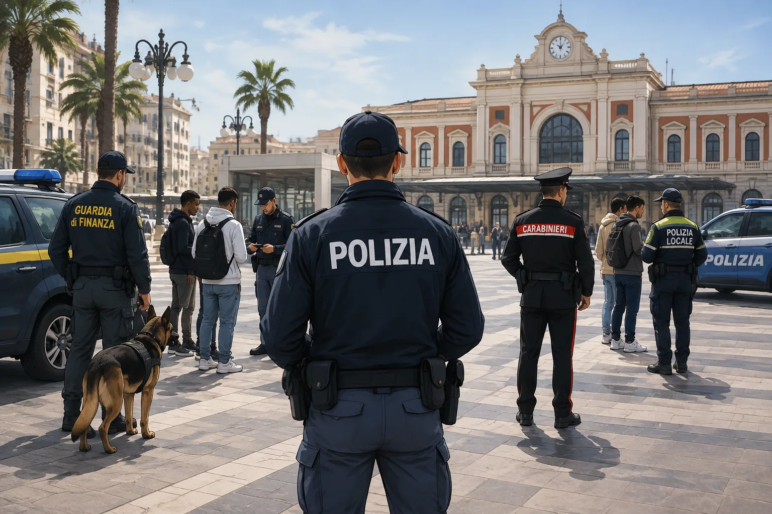 Controlli 'Alto Impatto' nel centro di Bari: 109 identificati e quattro denunce
