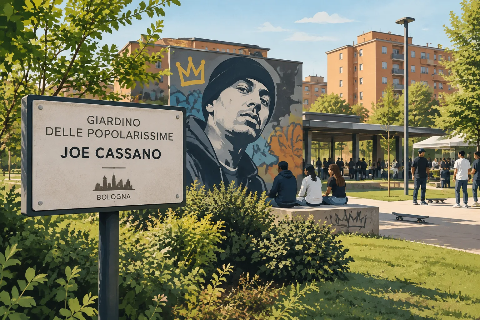 Il Giardino delle Popolarissime di Bologna intitolato a Joe Cassano