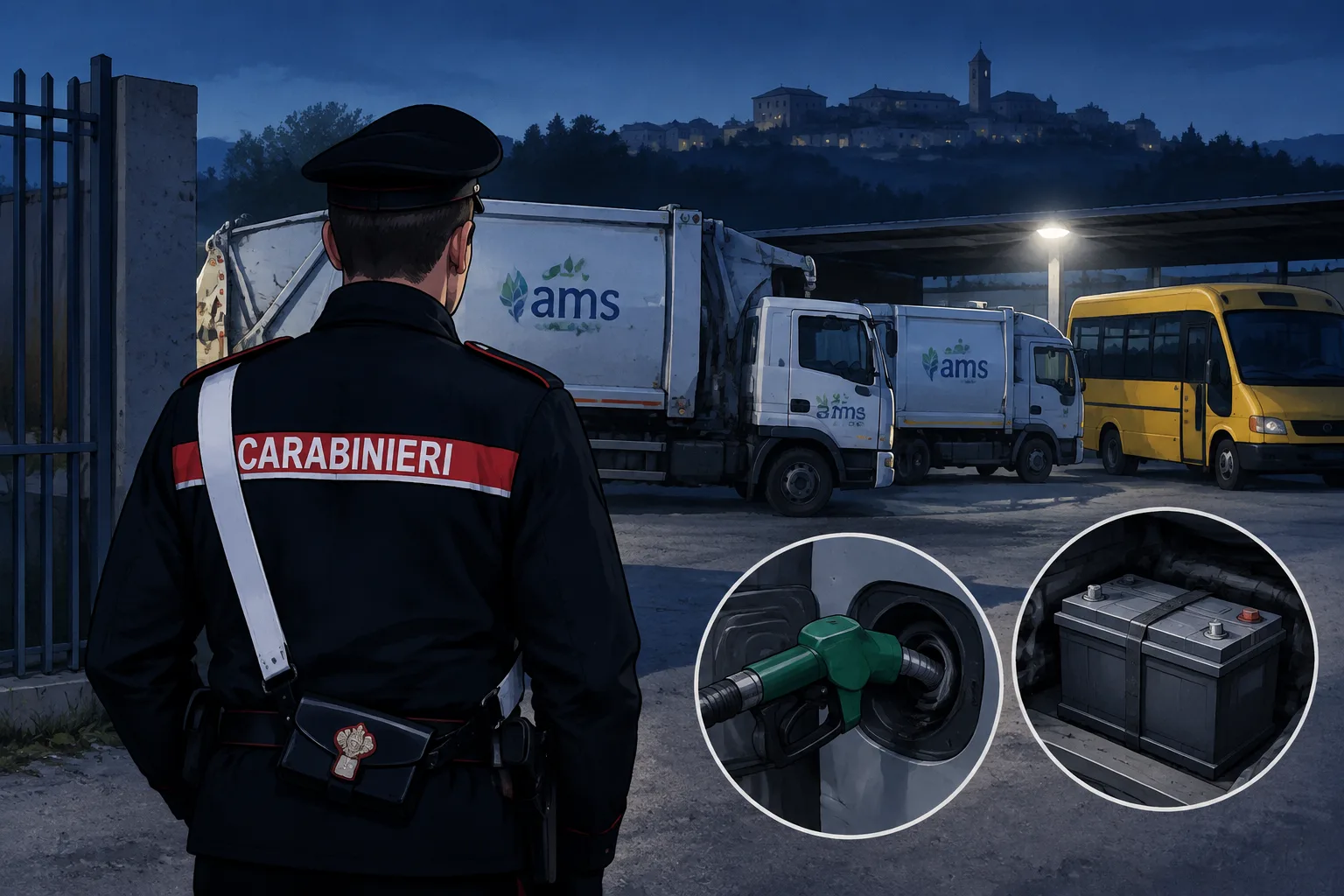 Denunciato un 53enne per i furti all'isola ecologica di Sant'Oreste