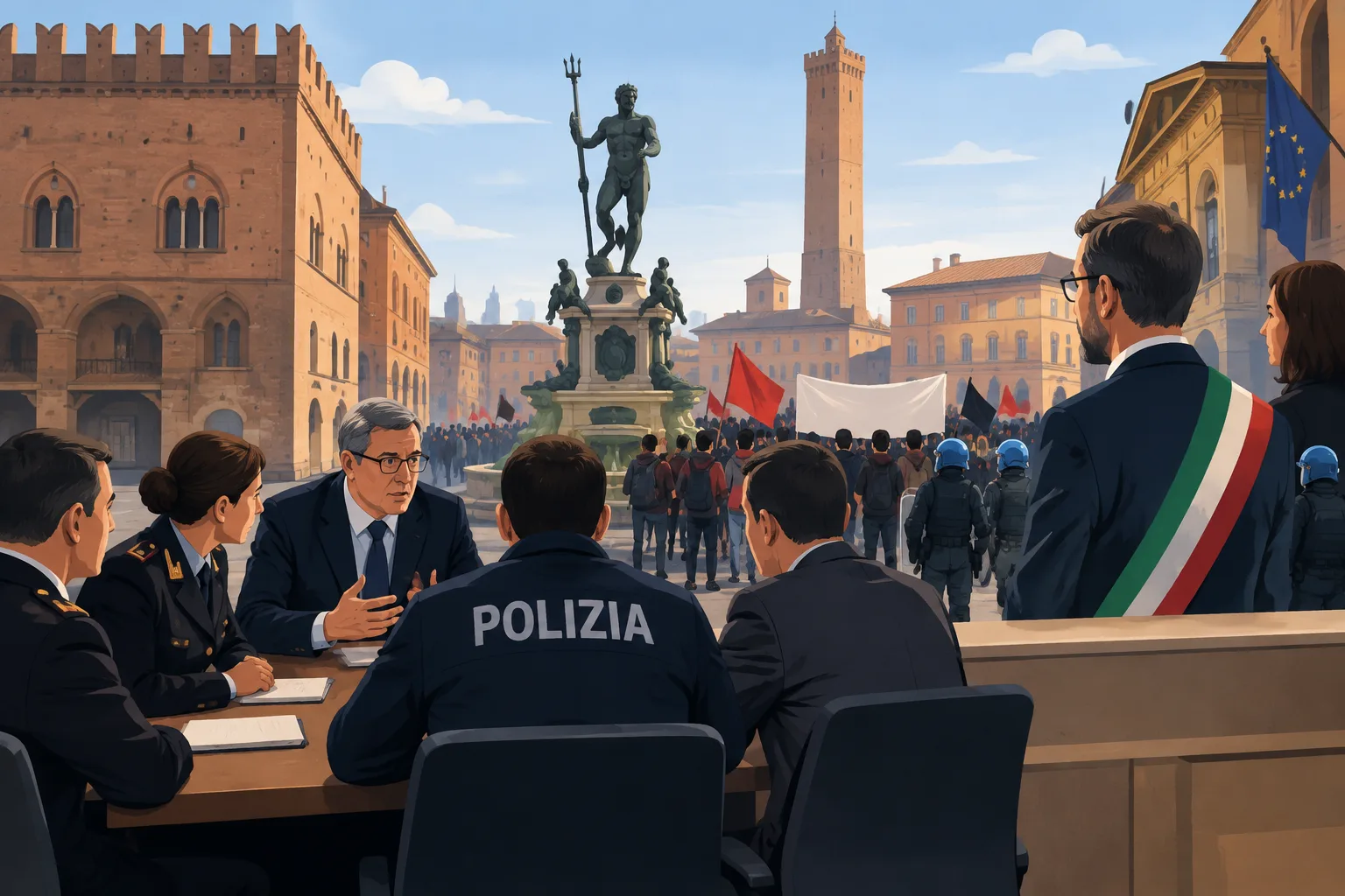 Bologna si prepara al 24 ottobre: tavoli di sicurezza e lungo confronto politico