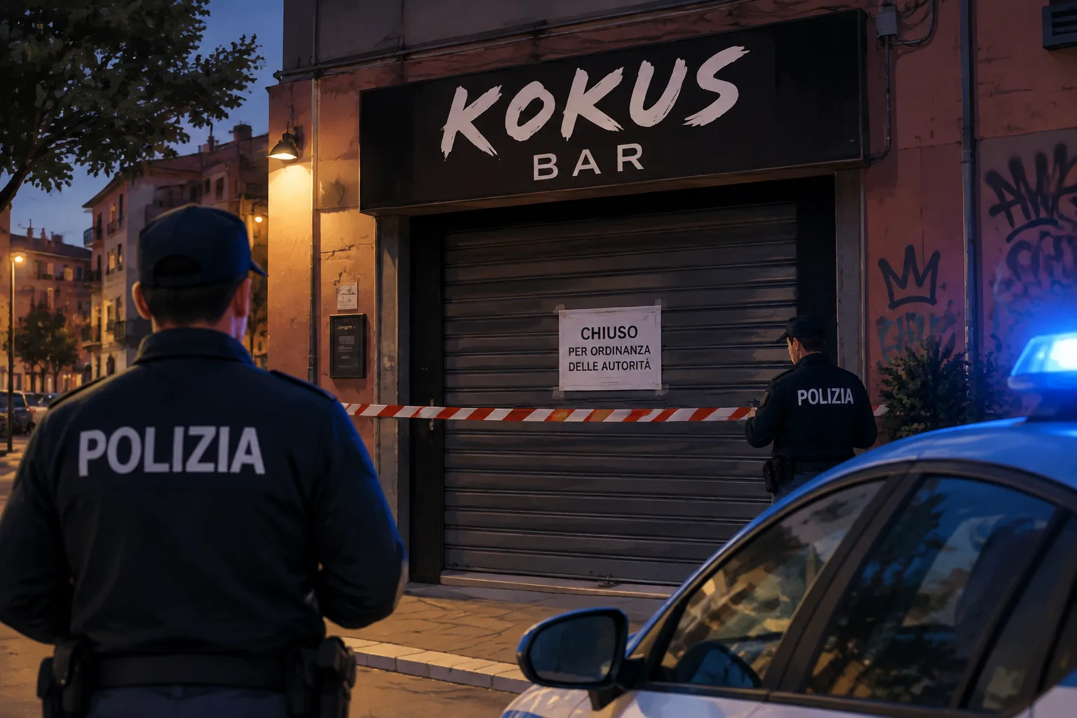 Torpignattara: il Kokus bar chiuso per la dodicesima volta dopo un weekend di violenze e spari