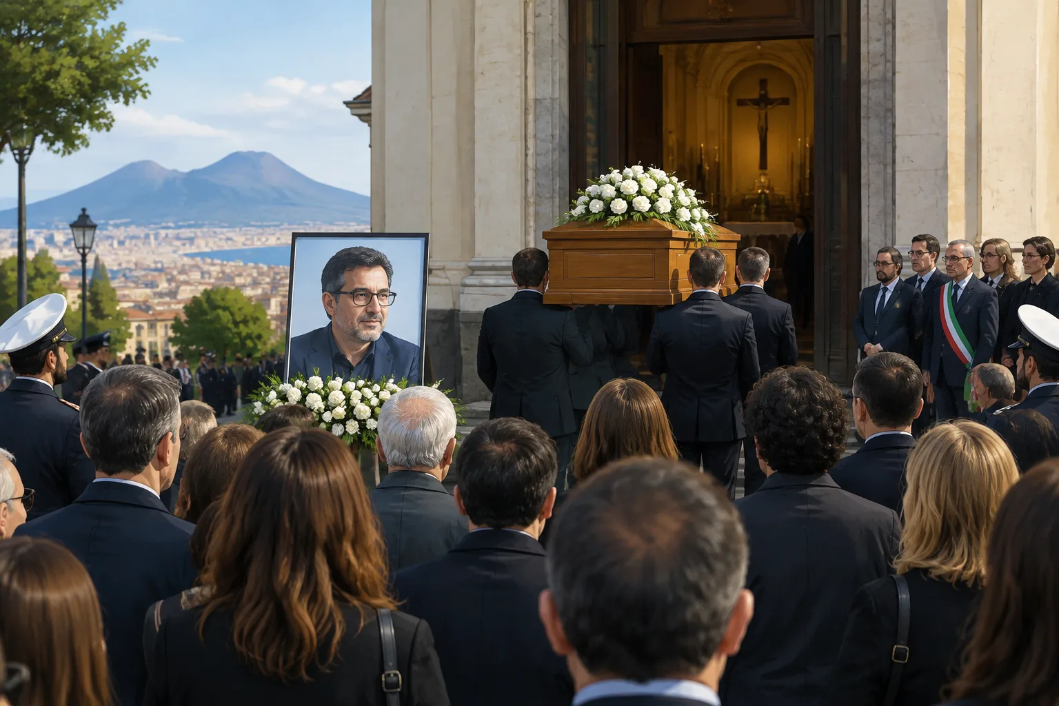 Napoli dà l'ultimo saluto a Francesco Tedesco, giornalista dell'ANSA