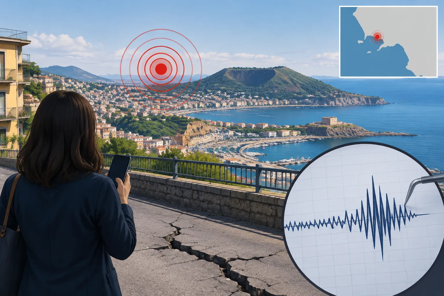 Scossa a Pozzuoli alle 11.44: segnalata attività di bradisismo nell'area flegrea