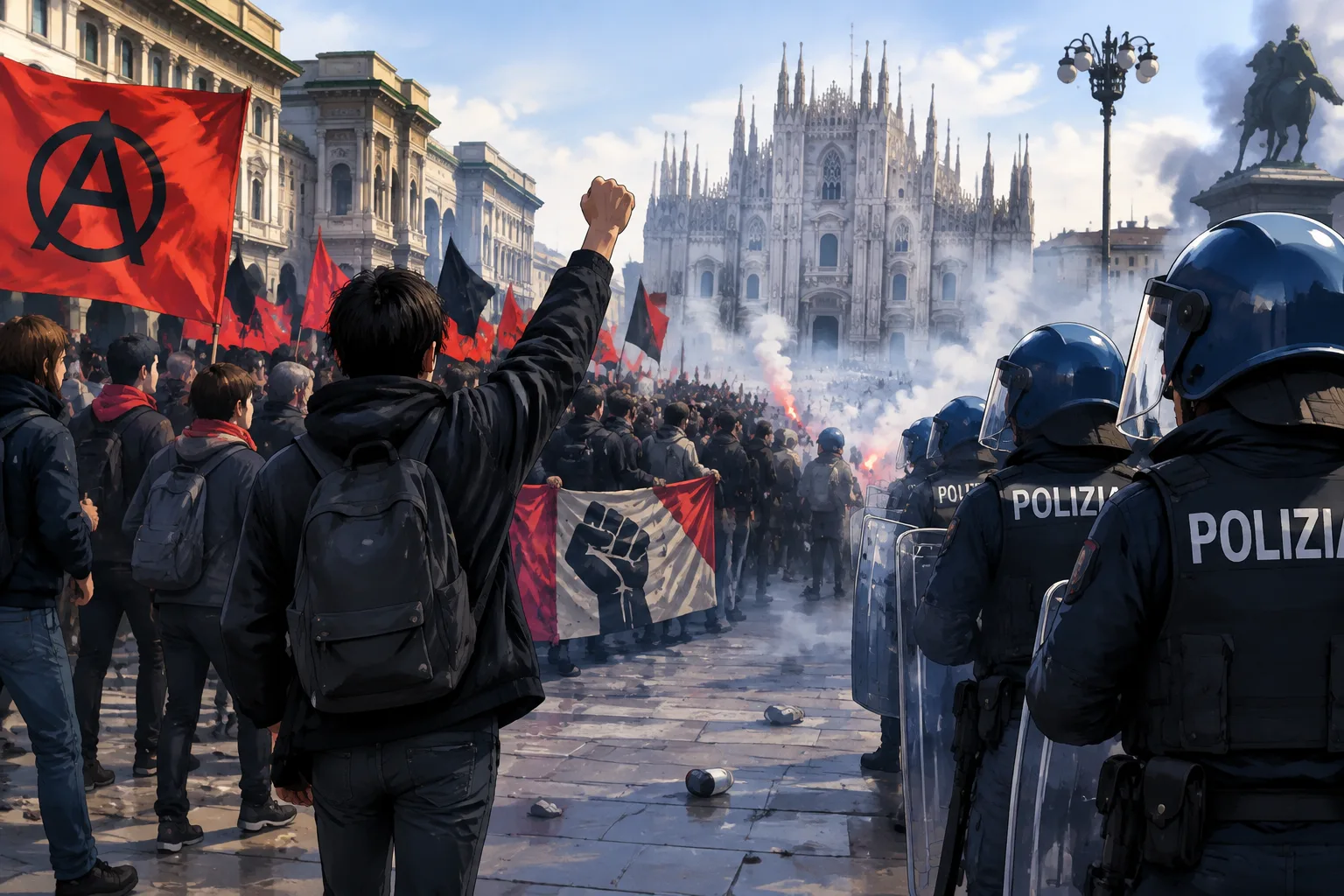 Piazze e centri città blindati il 24 ottobre: manifestazioni e scontri in più capoluoghi