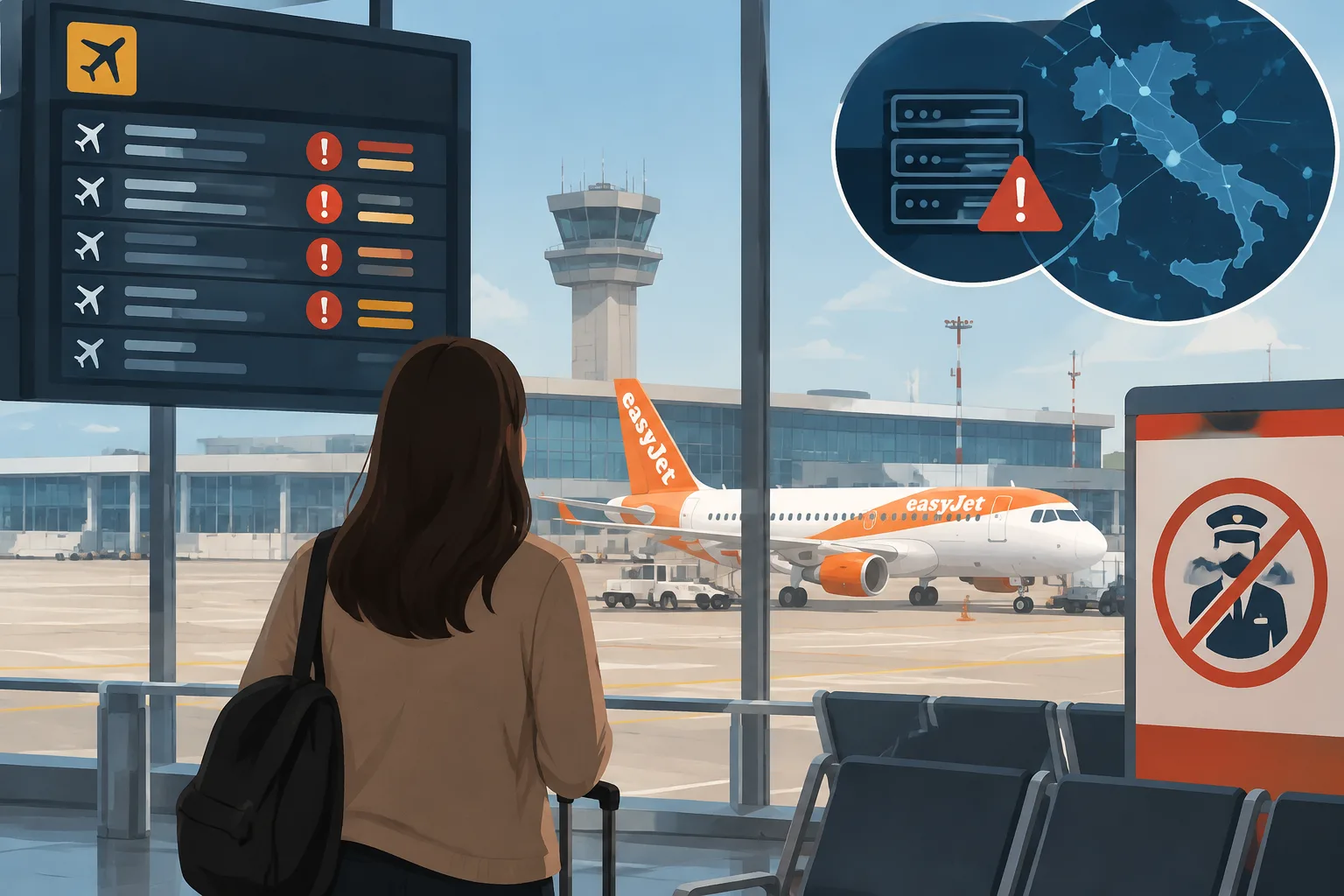 Aeroporto di Bari, disagi il 16 ottobre per anomalie alla rete ENAV e sciopero easyJet