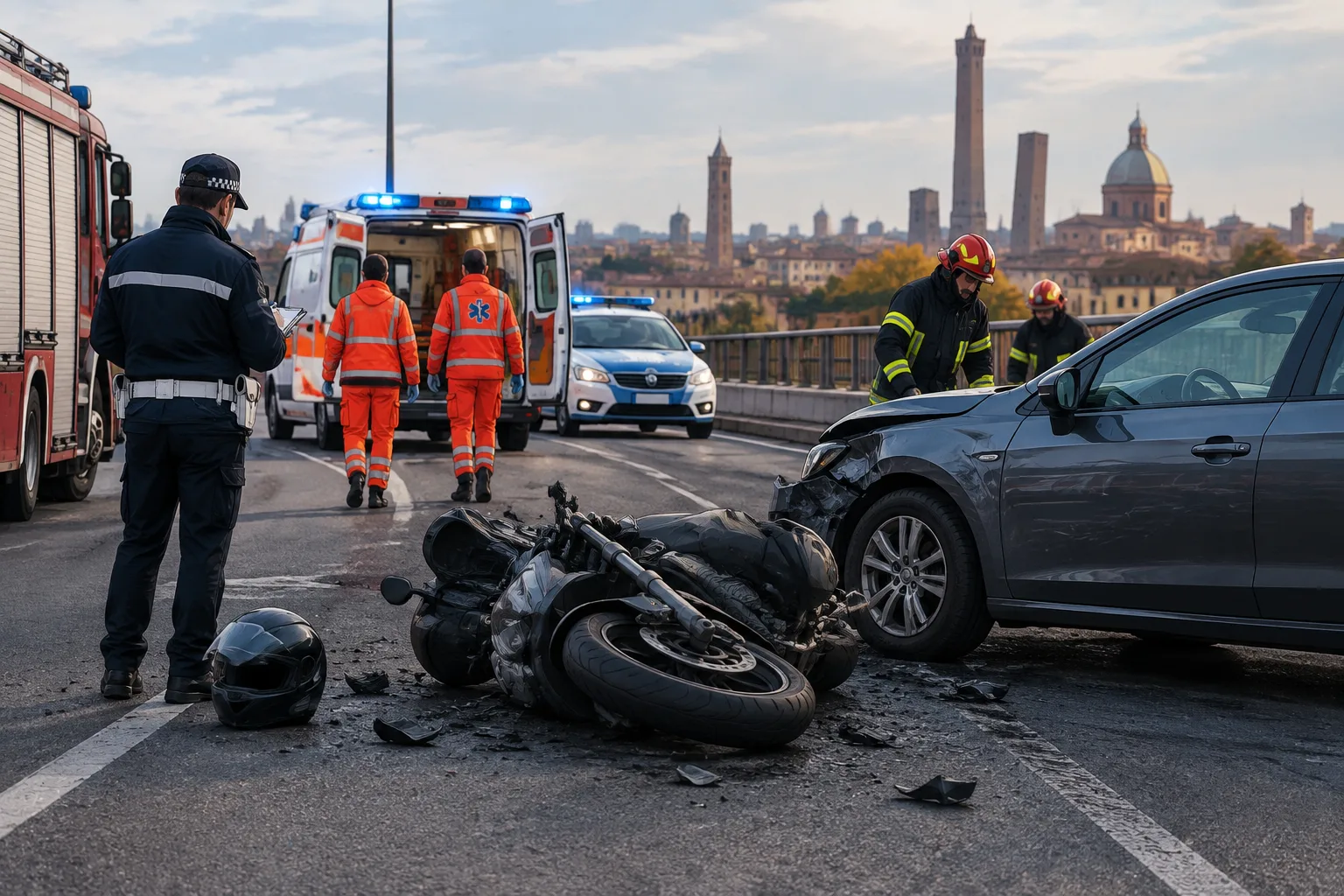 Incidente mortale in via Libia: motociclista di 67 anni perde la vita