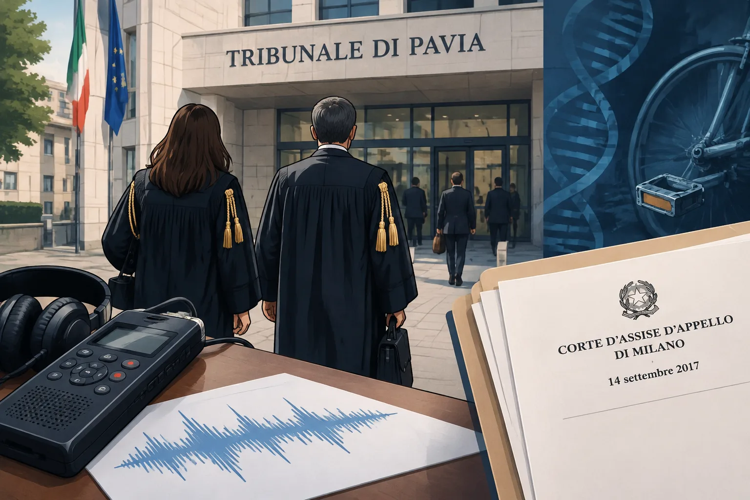 Caso Garlasco, la difesa di Andrea Sempio ascolta intercettazioni a Pavia: richiamato un provvedimento della Corte d'Assise d'Appello di Milano del 2017