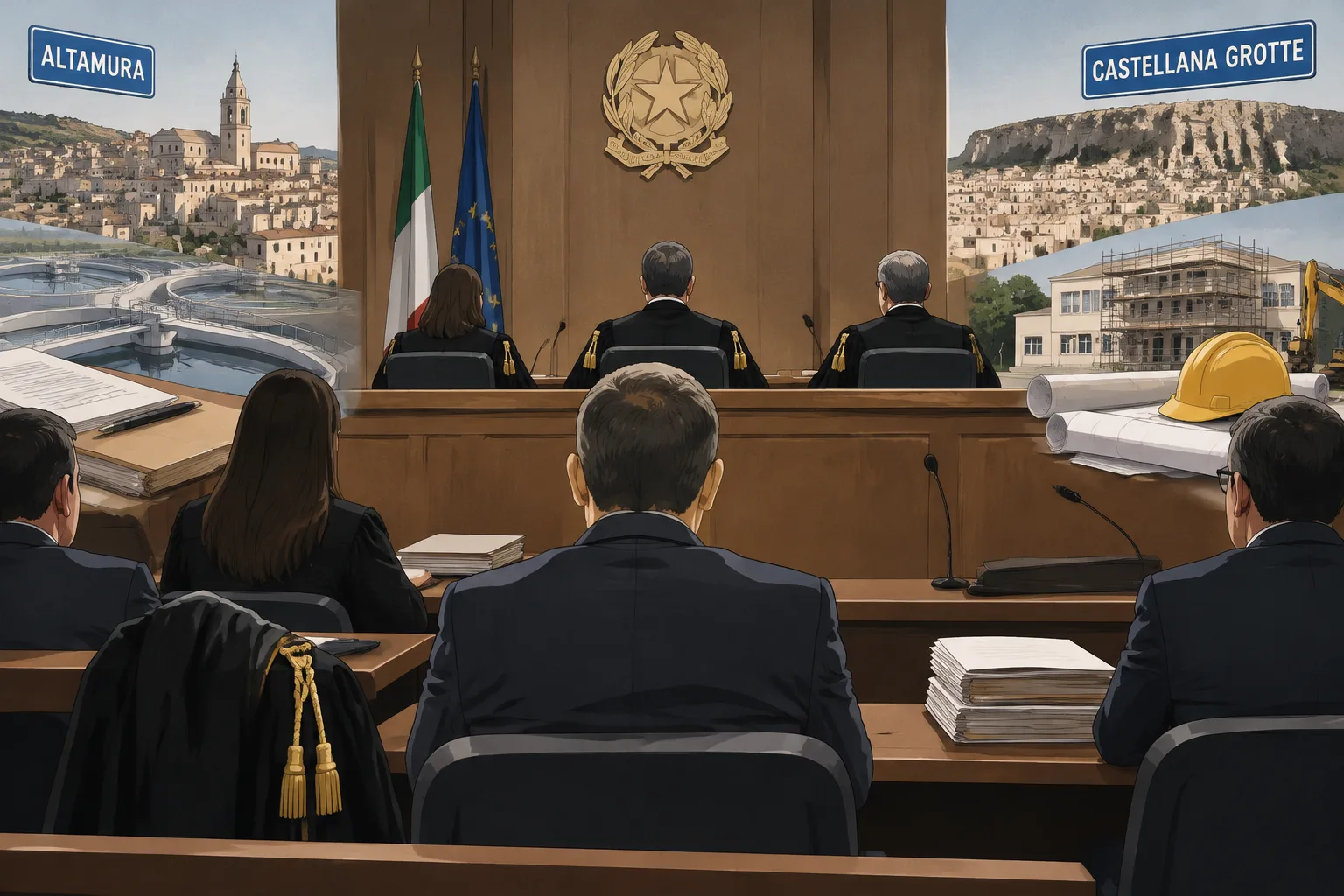 Processo sugli appalti tra Altamura e Castellana: dieci imputati escusi per prescrizione dal Tribunale di Bari