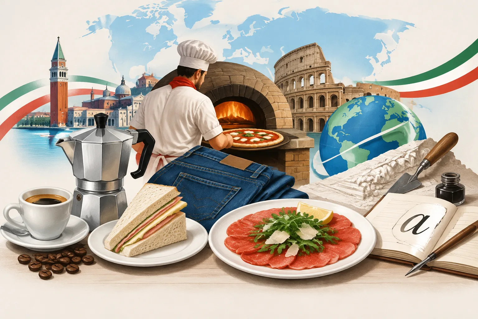 Treccani segnala le dieci parole italiane più diffuse nel mondo