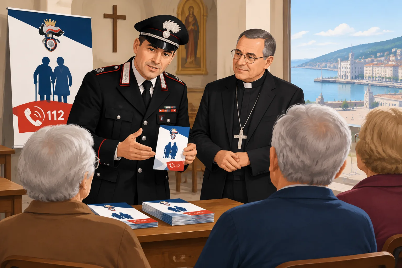 Trieste, Carabinieri e Curia lanciano una campagna informativa contro le truffe agli anziani