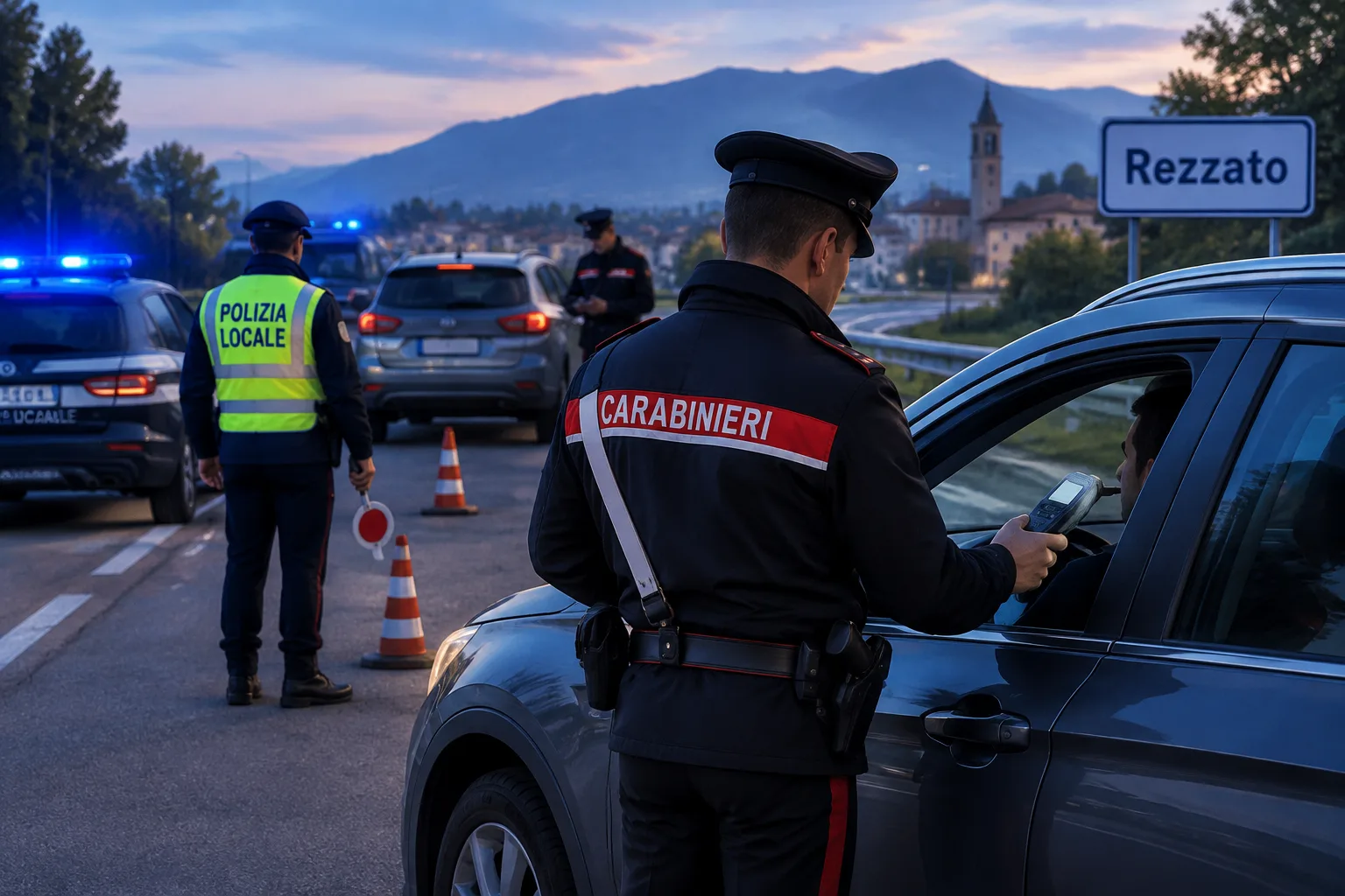 Rezzato, controlli a tappeto nel weekend: 14 patenti ritirate
