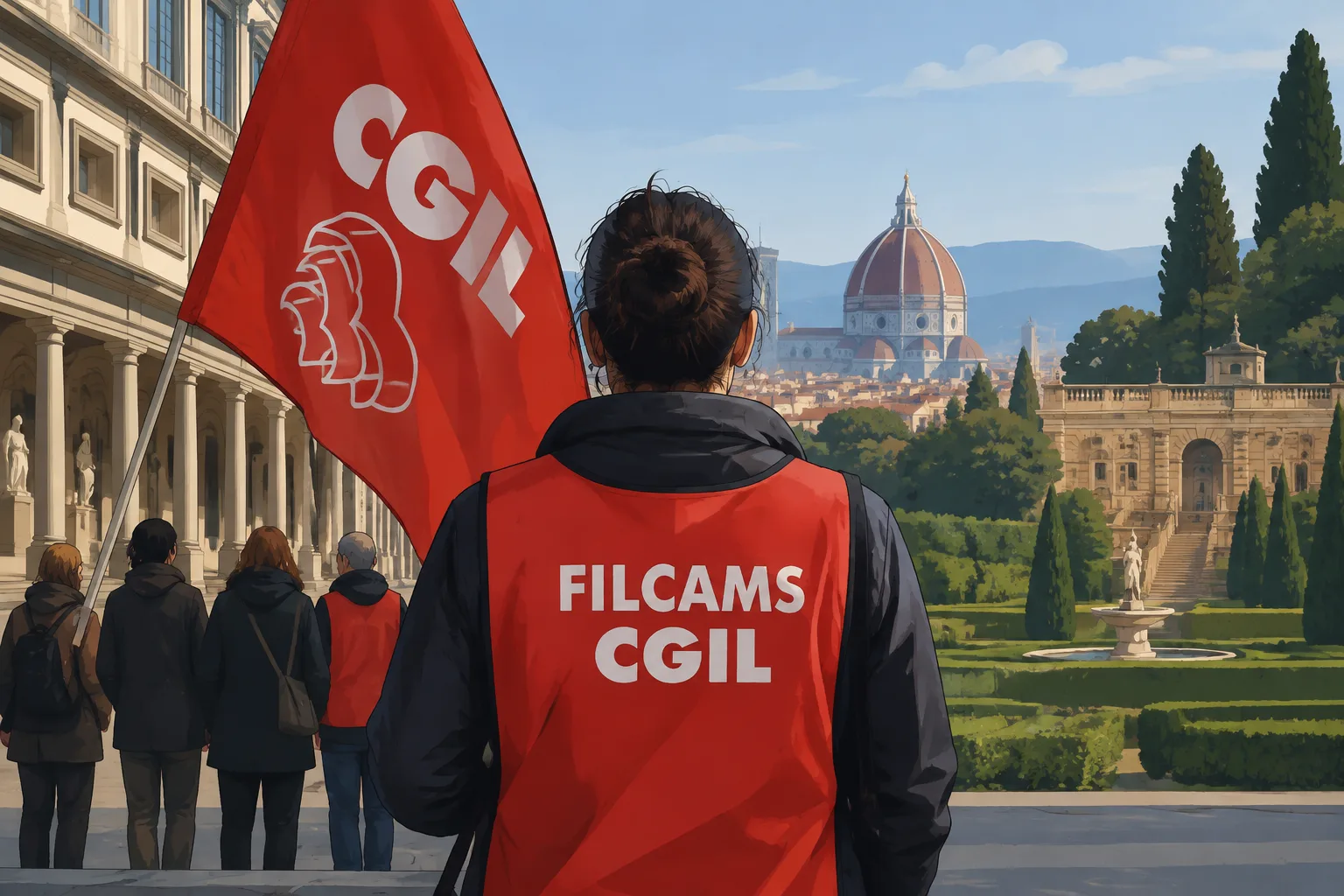Filcams Cgil: Ales avrebbe precettato 49 lavoratori per le aperture di Uffizi e Boboli il 14 ottobre