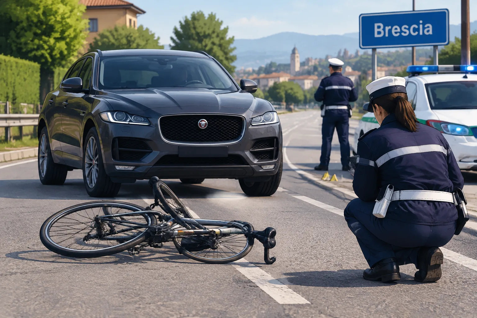 Muore investito in bicicletta a Brescia: vittima il 71enne Roberto Frassine