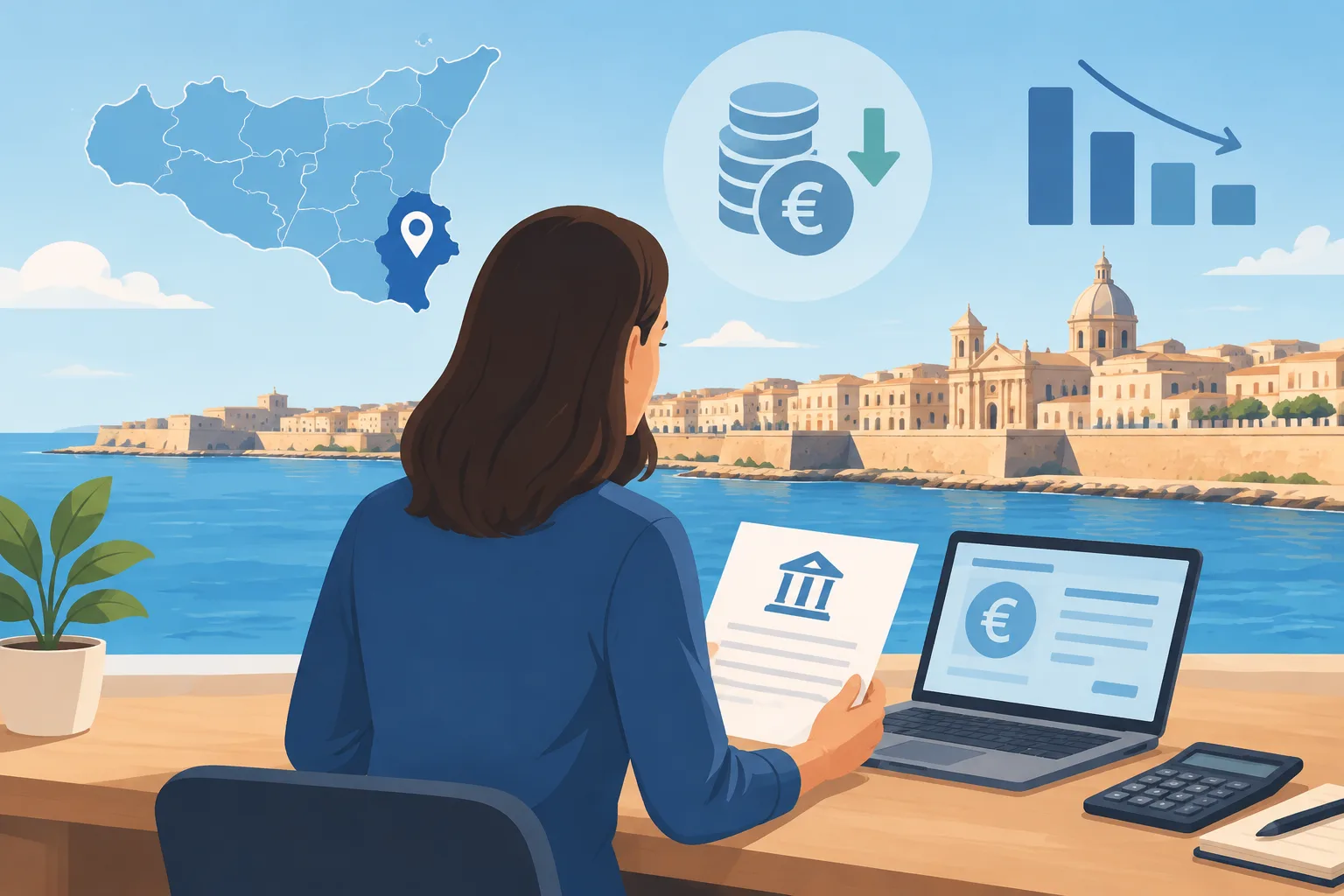 Prestiti: a Siracusa si richiedono importi medi più bassi rispetto alla Sicilia