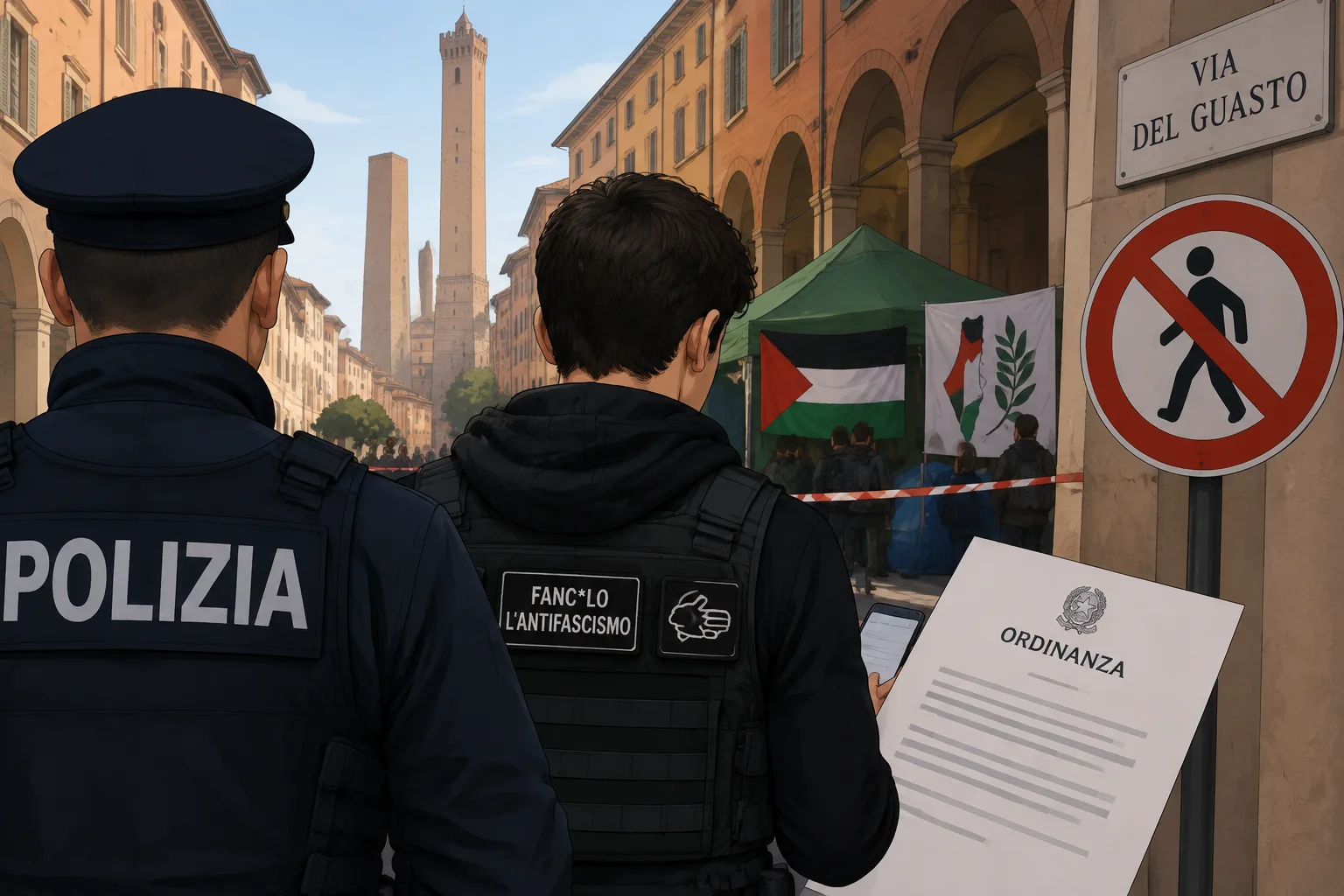 Ordinanza impedisce la presenza di 'Eterno' all'evento in via del Guasto a Bologna