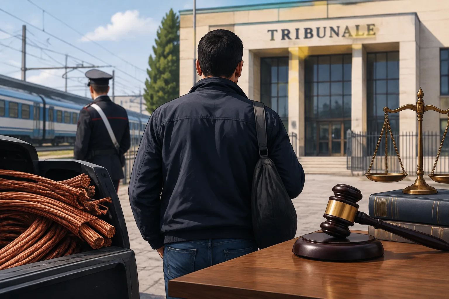 Tribunale di Benevento revoca gli arresti domiciliari a un 42enne di Telese Terme accusato di furto di rame