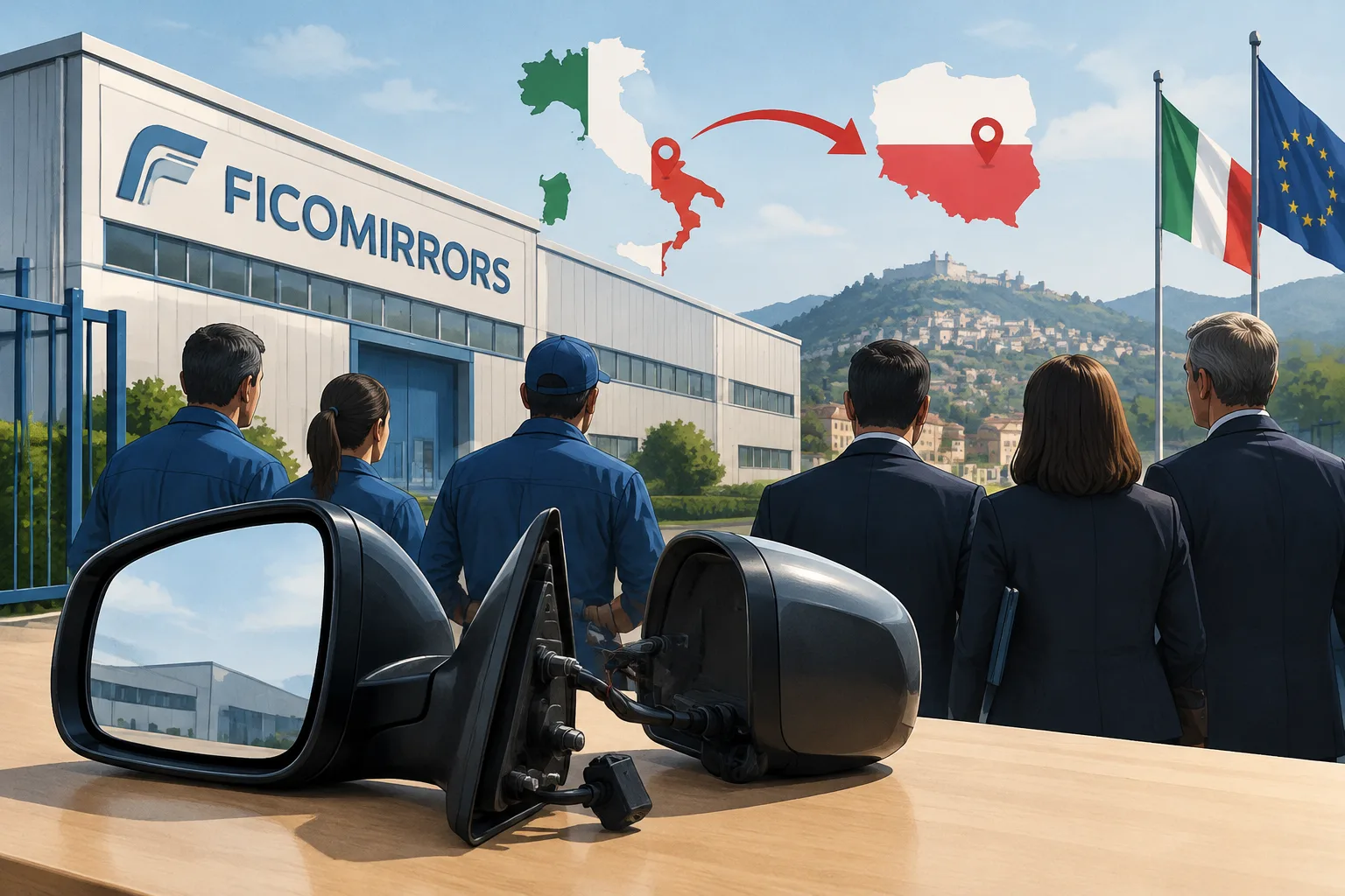 Ficomirrors a Morcone: politiche locali allarmate per il trasferimento in Polonia