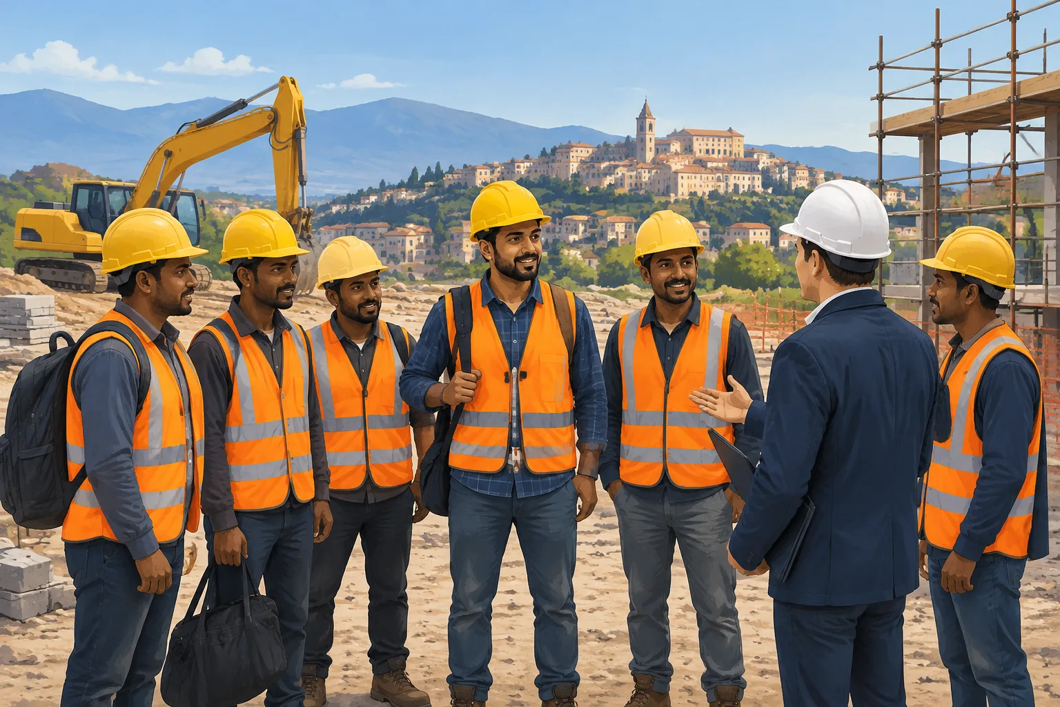 Benevento: arrivati i primi sette lavoratori indiani con il progetto WORK4ITALY