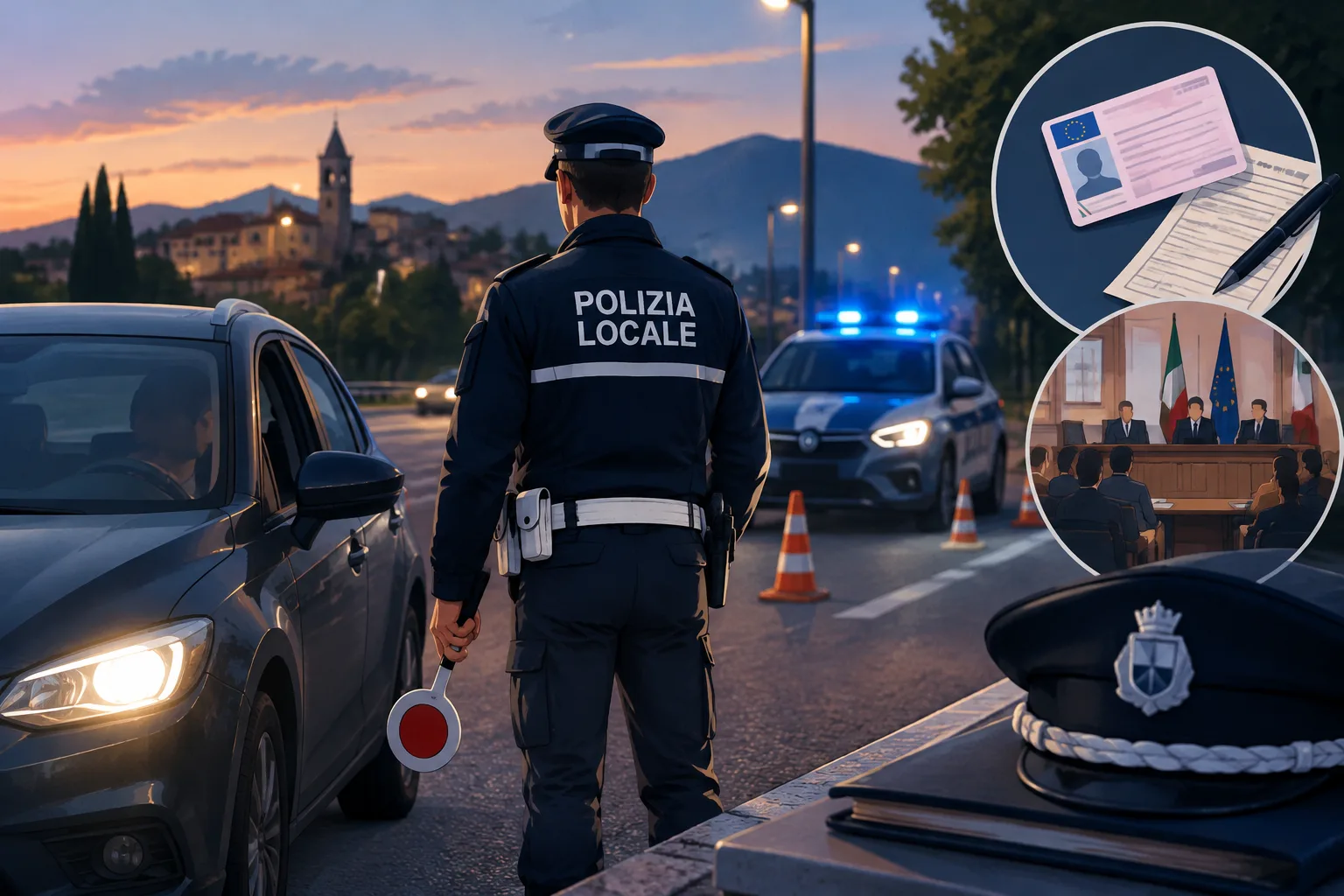 Adro, controlli estivi: 260 multe e 37 patenti ritirate