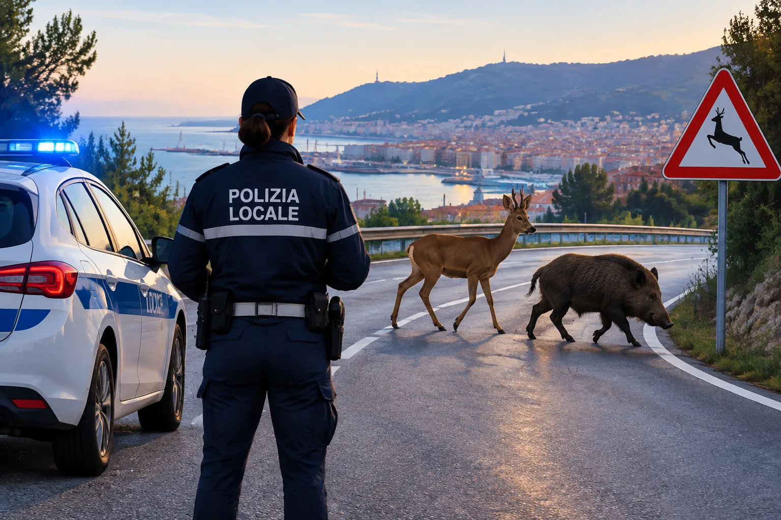 A Trieste aumentano gli incidenti stradali con fauna selvatica: la Polizia Locale richiama regole e sanzioni