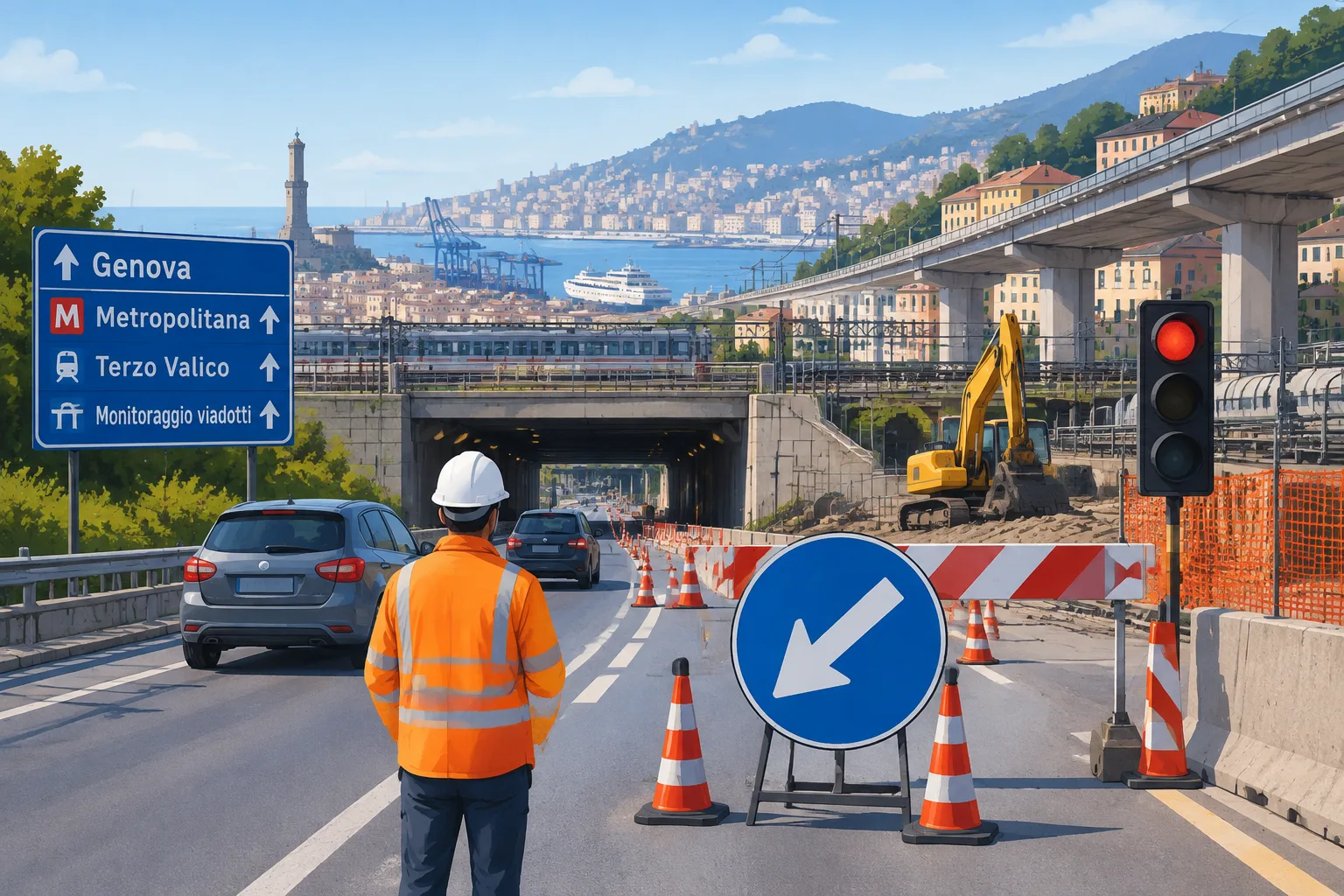 Cantieri e limitazioni del traffico a Genova: cosa cambia dal 19 ottobre