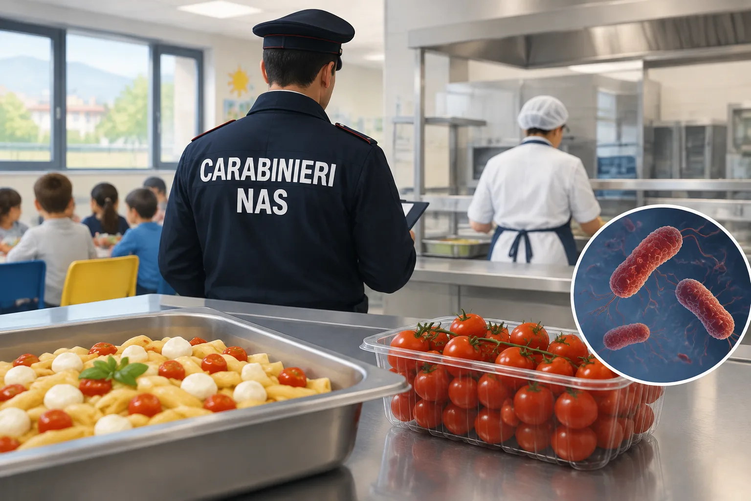 Salmonella nelle mense della Valtrompia: la Procura apre un fascicolo per lesioni colpose