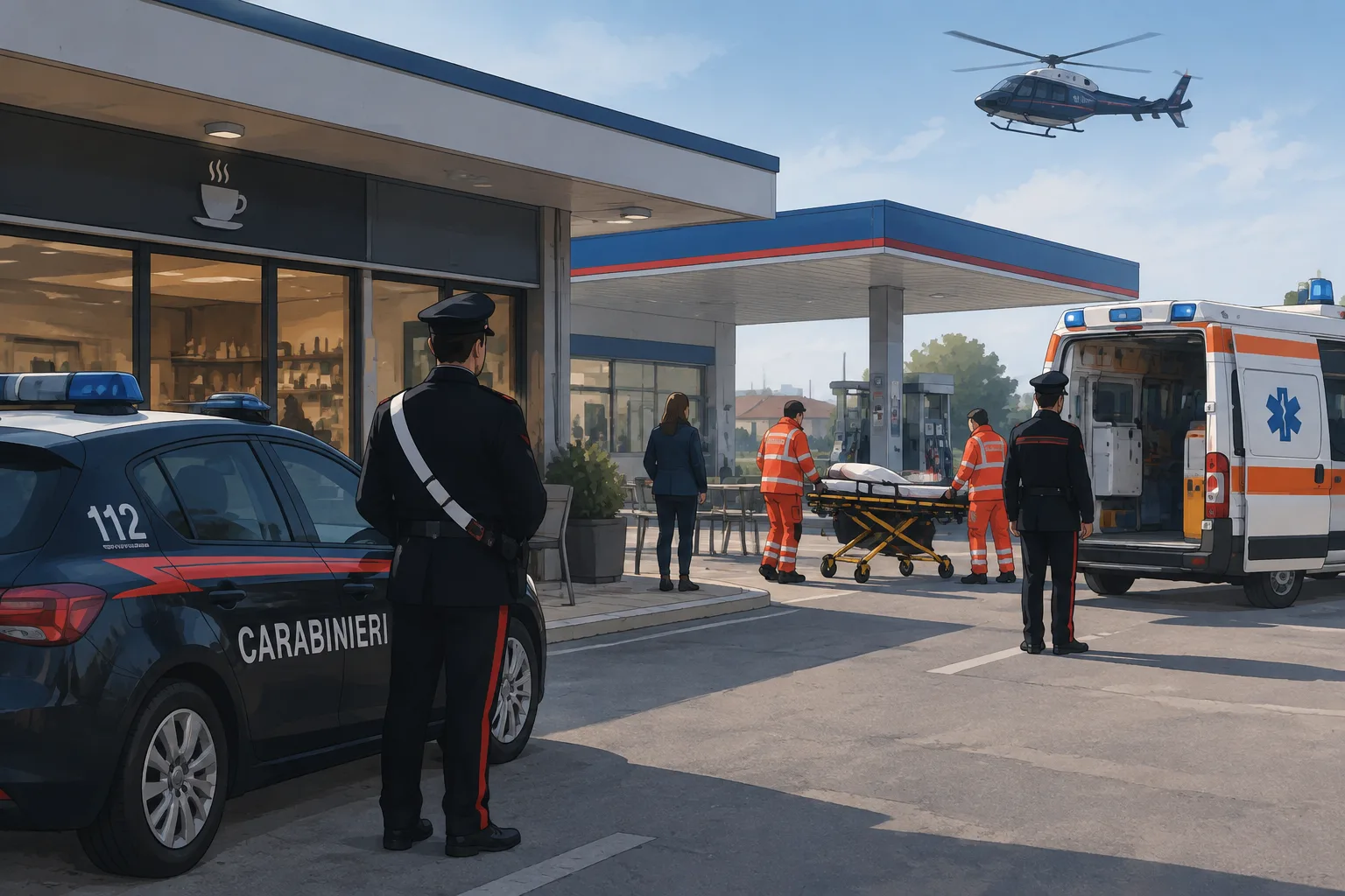 Donna aggredita davanti al bar di una stazione di servizio a Orzinuovi: ricoverata a Chiari