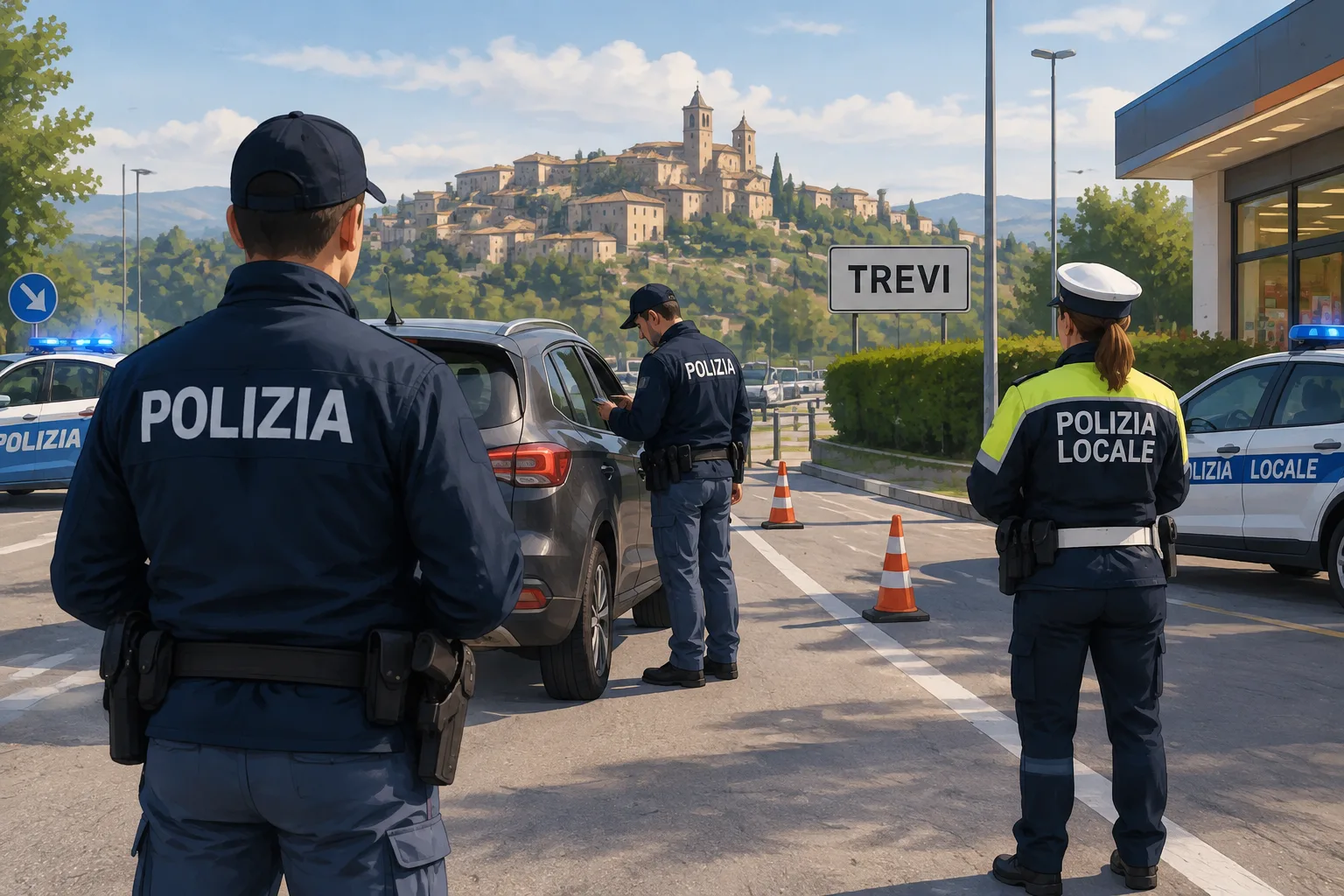 Controlli a Trevi: 66 persone e 38 veicoli identificati in servizio coordinato