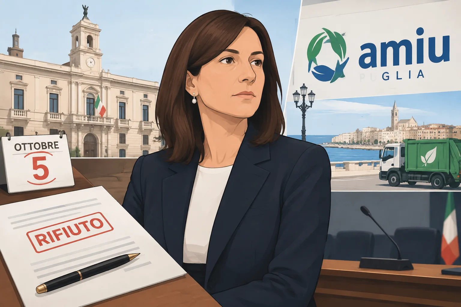 Amiu, Angela Salierno: "Non ho mai accettato l'incarico"