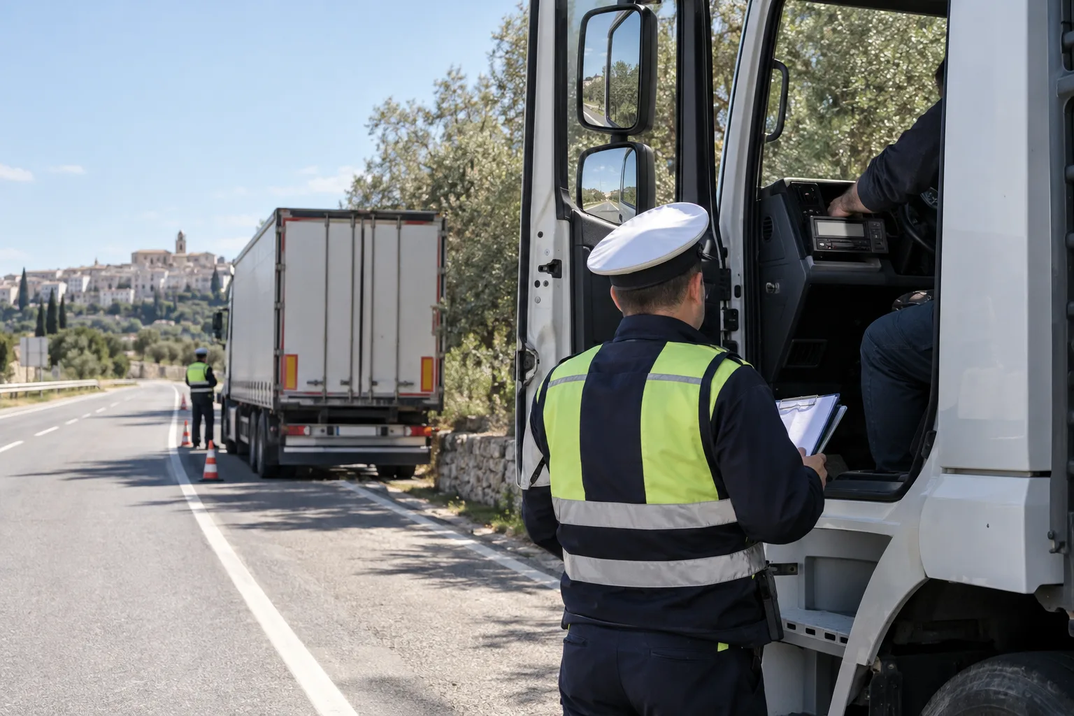 Noicattaro: 11 camionisti sanzionati dopo i controlli sui tachigrafi 'intelligenti'