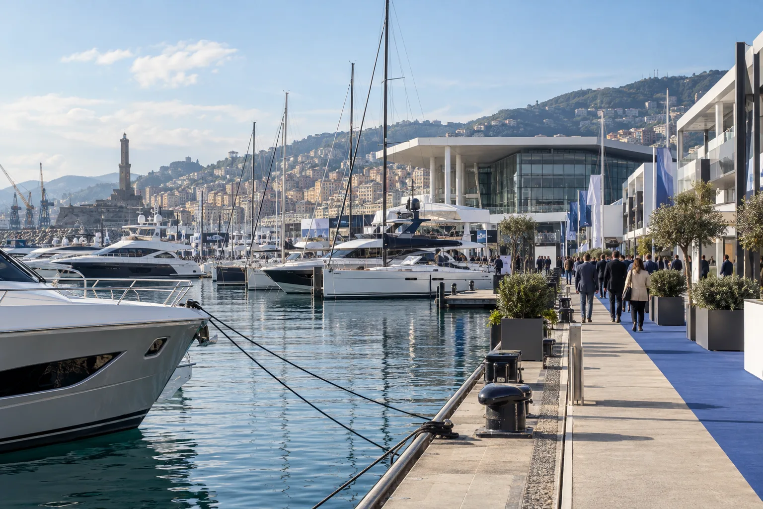 Al via il 66° Salone Nautico di Genova: Meloni inaugura, lavoratori Ericsson in presidio e modifiche alla viabilità
