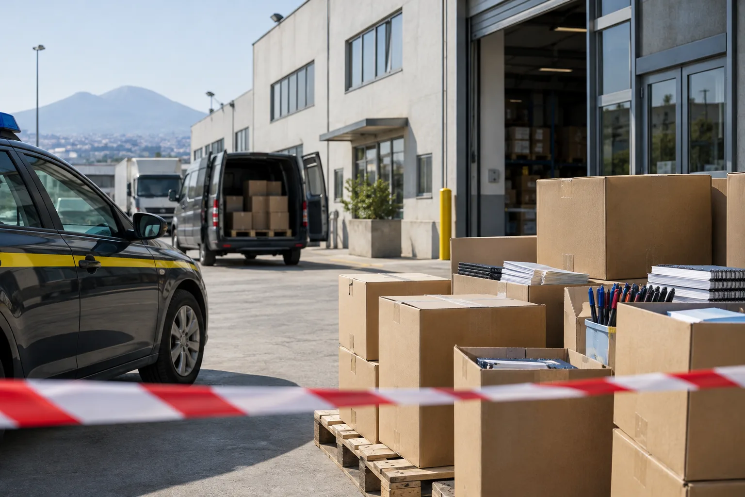Maxi sequestro da 12,6 milioni per due società di cancelleria a Casalnuovo e Casavatore