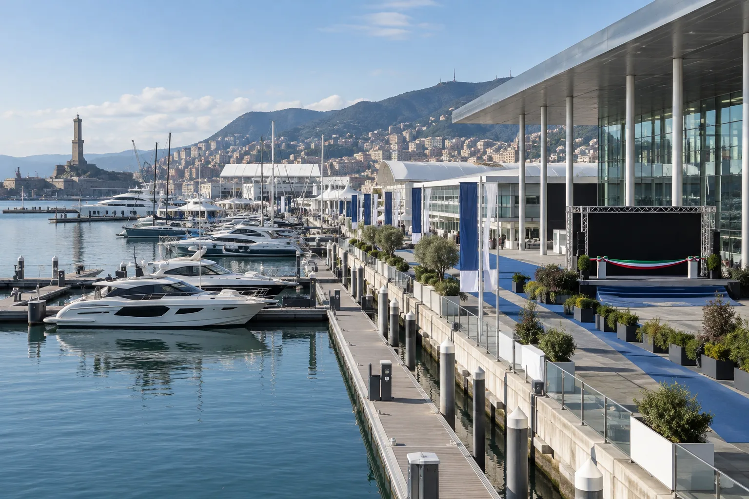 La premier Meloni inaugura la 66ª edizione del Salone nautico di Genova
