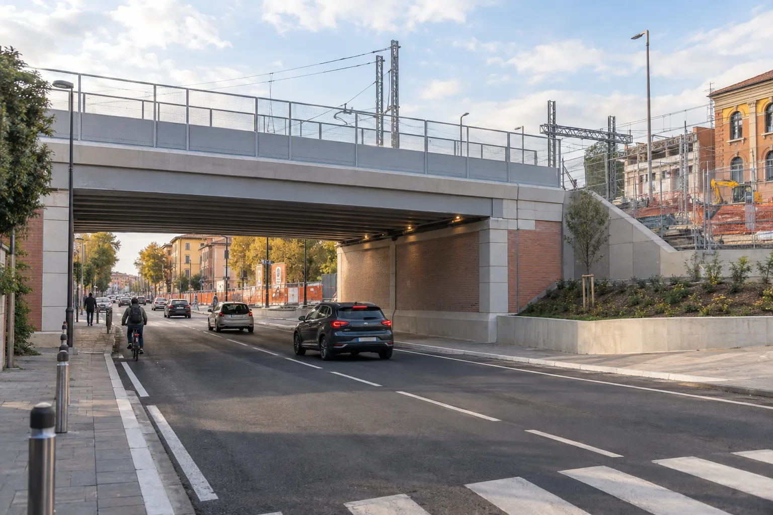 Via Rimesse riaperta: prosegue l’interramento della linea Bologna–Portomaggiore