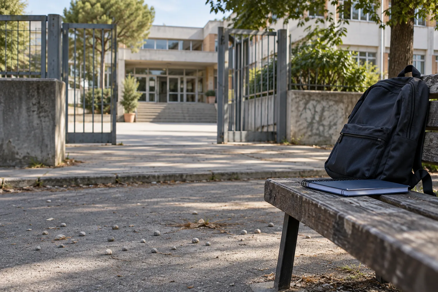 Lancio di sassolini contro una professoressa in un liceo di Pomezia