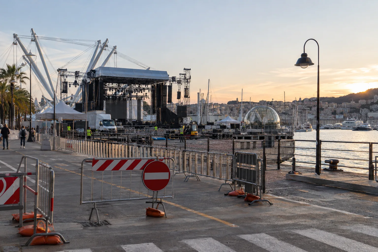 Novah al Porto Antico: ordinanza comunale con limitazioni e modifiche alla viabilità