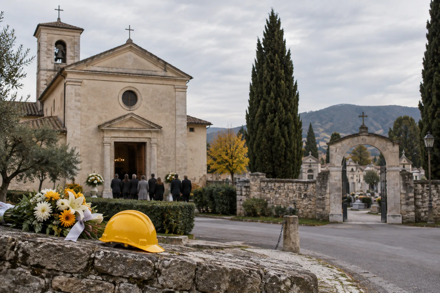 Funerali di Andrea Moretti a Tottea: migliaia ai funerali e l'appello del vescovo per la sicurezza sul lavoro