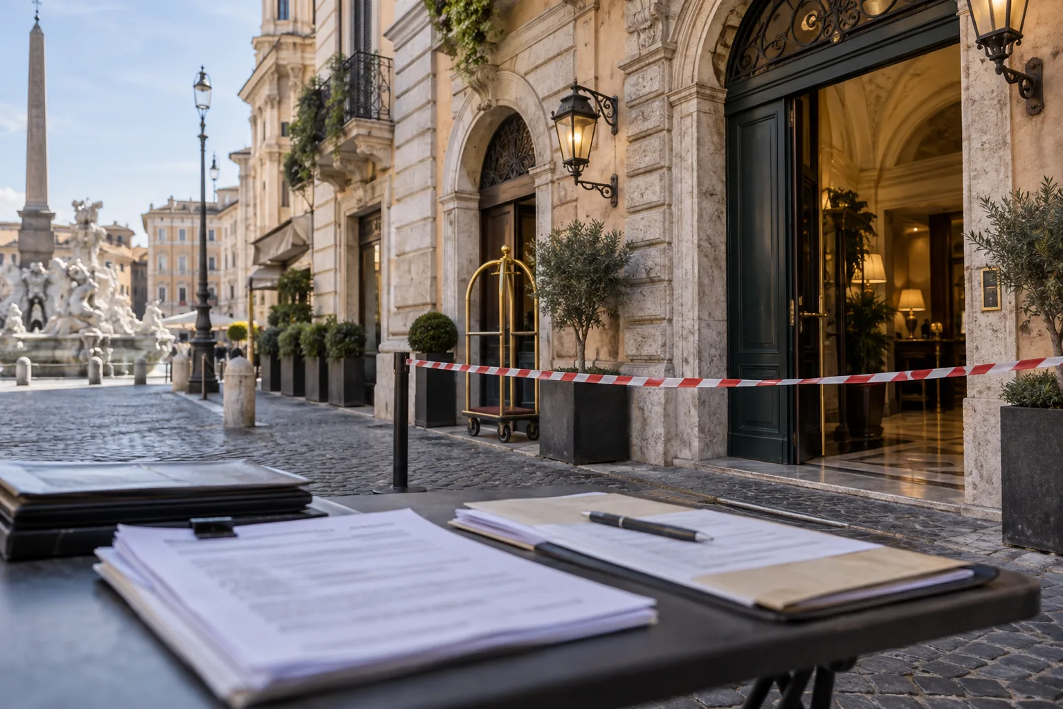 Hotel abusivi scoperti vicino a piazza Navona: 70 posti letto e sanzioni amministrative