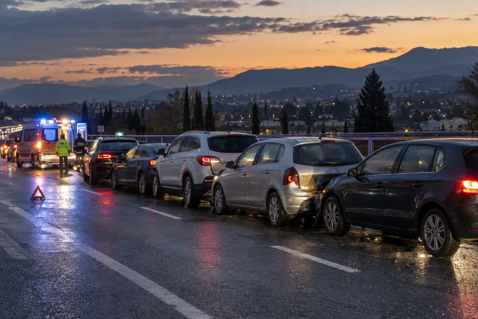 Tamponamento sulla A11 a Sesto Fiorentino: coinvolte sei auto, vigili del fuoco liberano una persona
